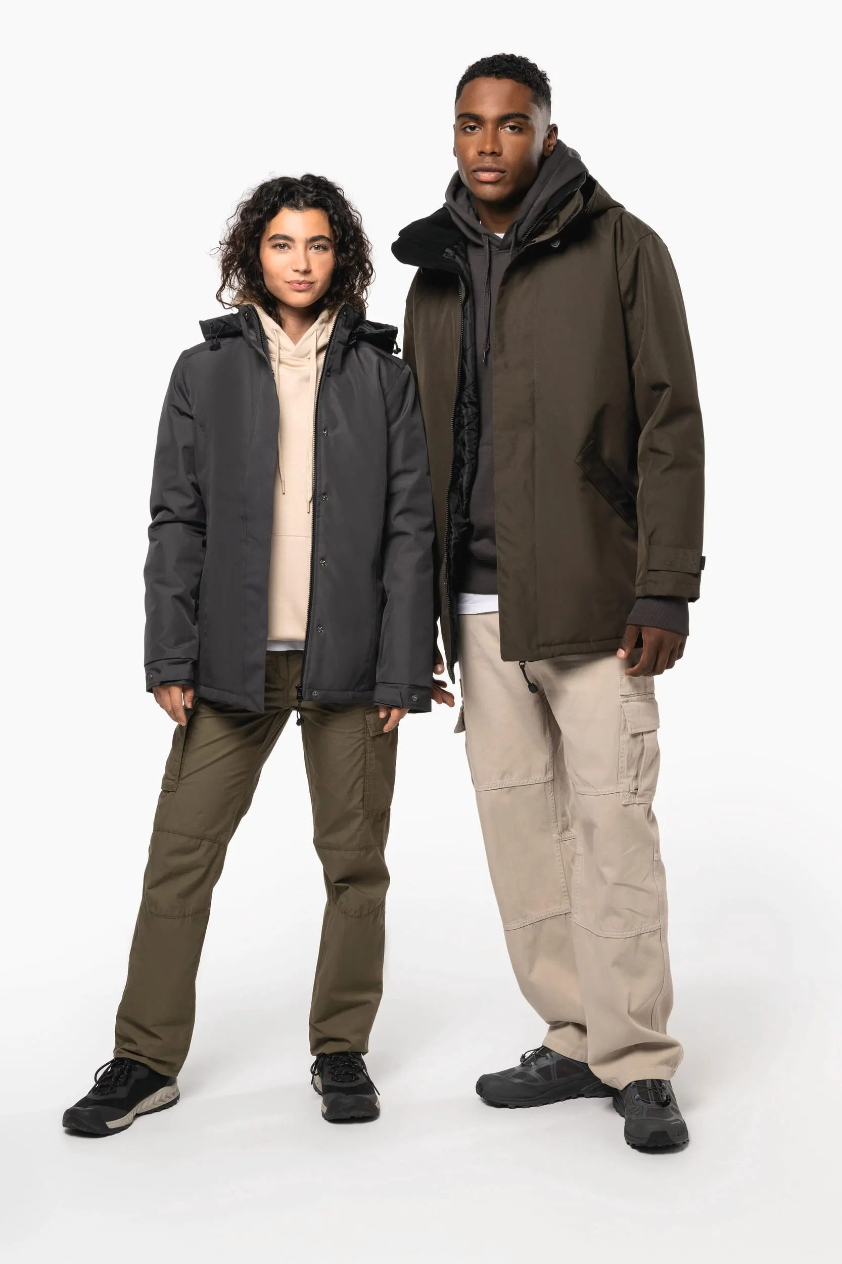 Parka acolchada hombre