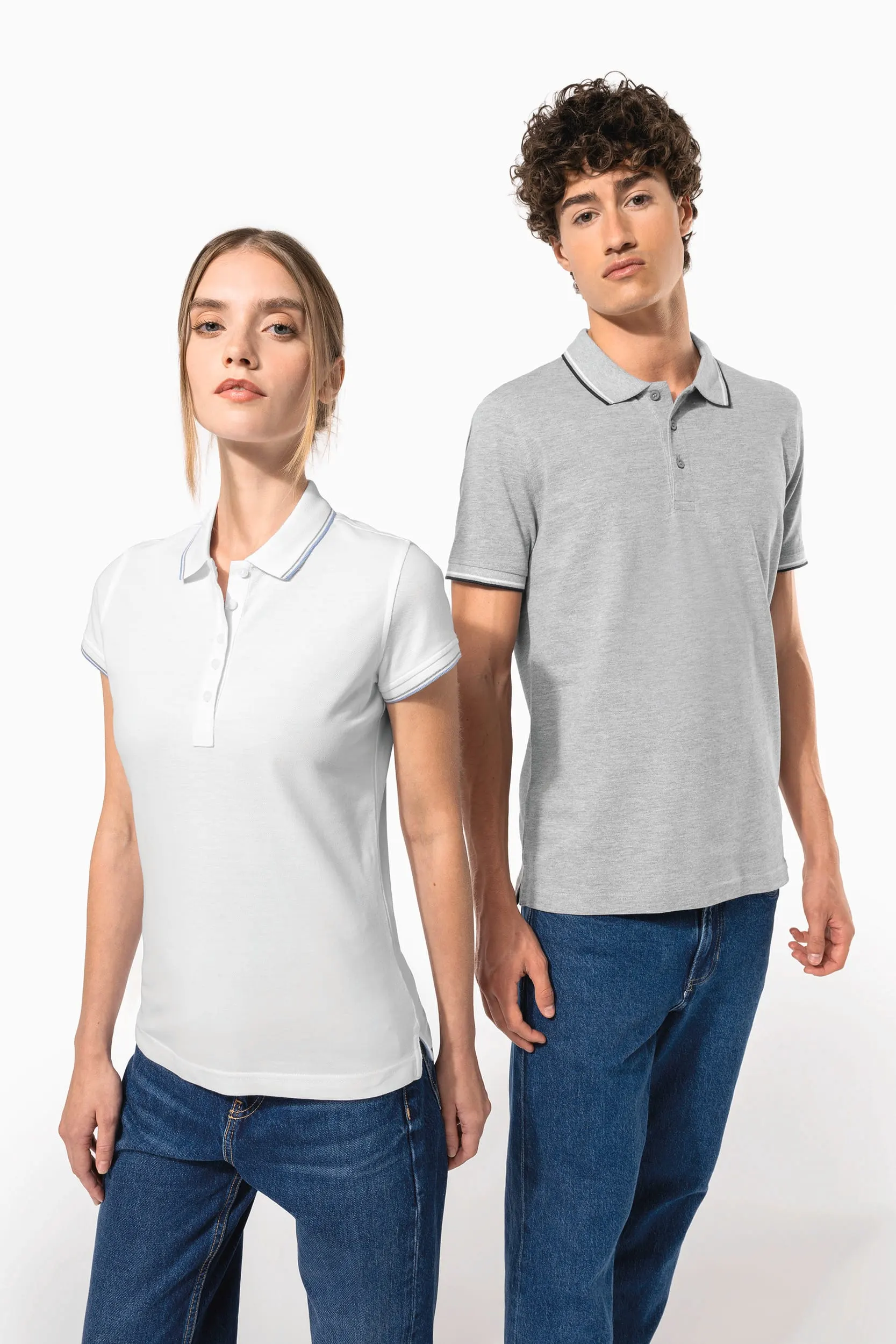 Polo de manga corta hombre