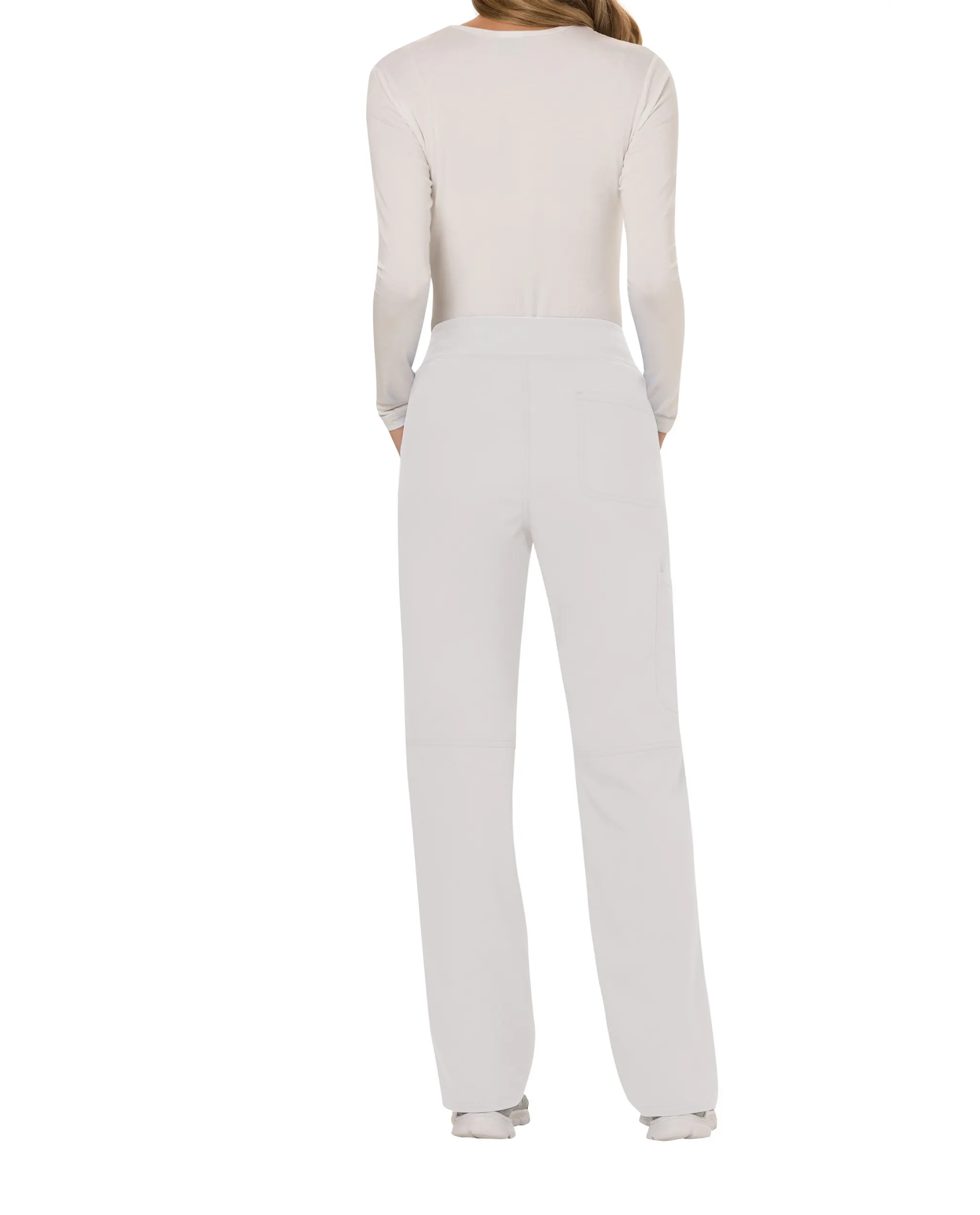 Pantalones tipo cargo de tiro medio mujer