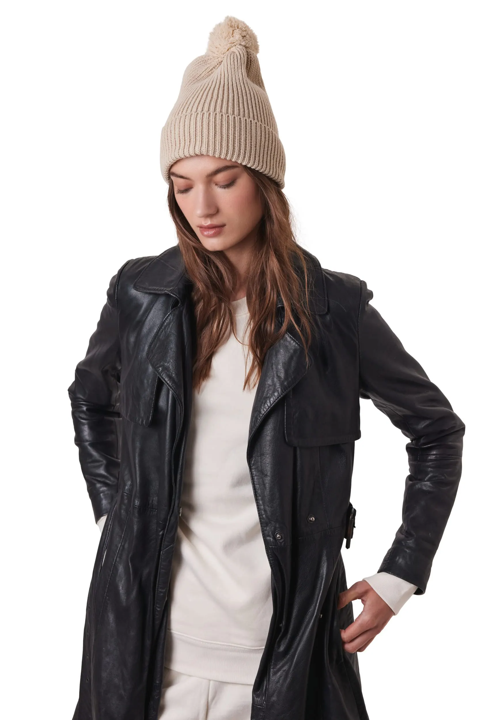 Gorro con pompón