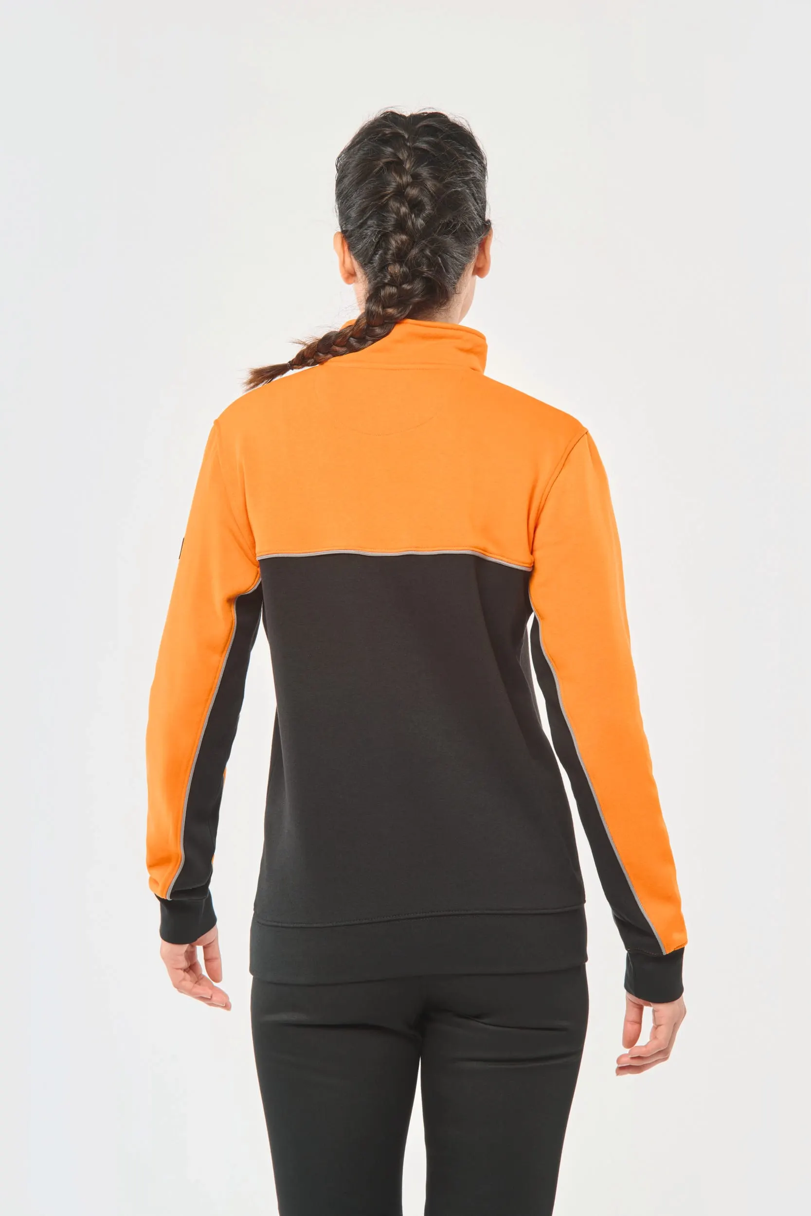 Sudadera 1/4 cremallera ecorresponsable– Unisex