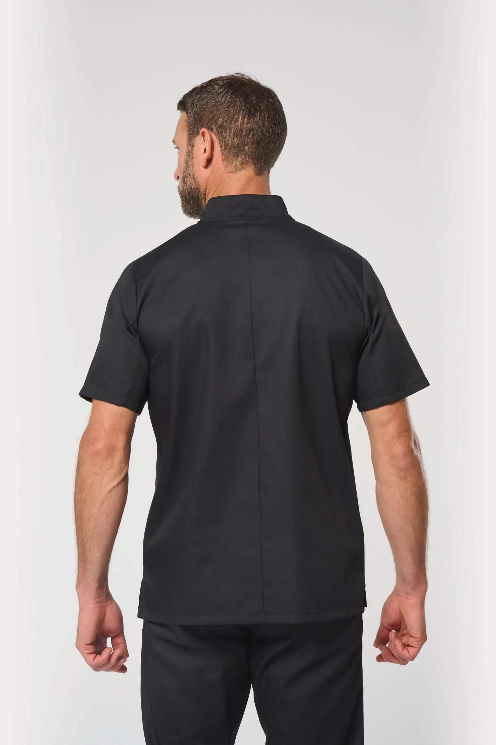 Chaqueta de cocina ecorresponsable de manga corta unisex