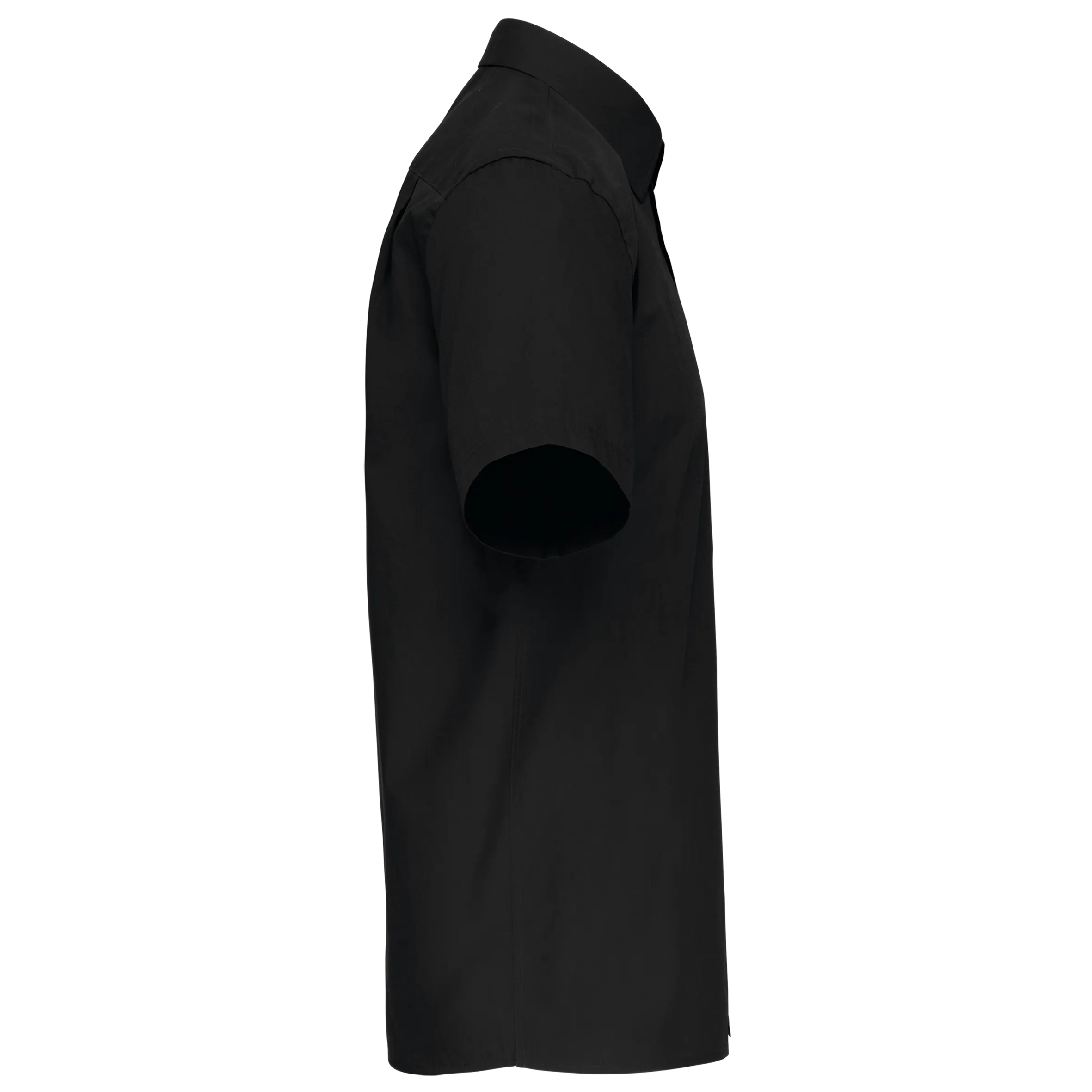 Camisa popelina manga corta hombre