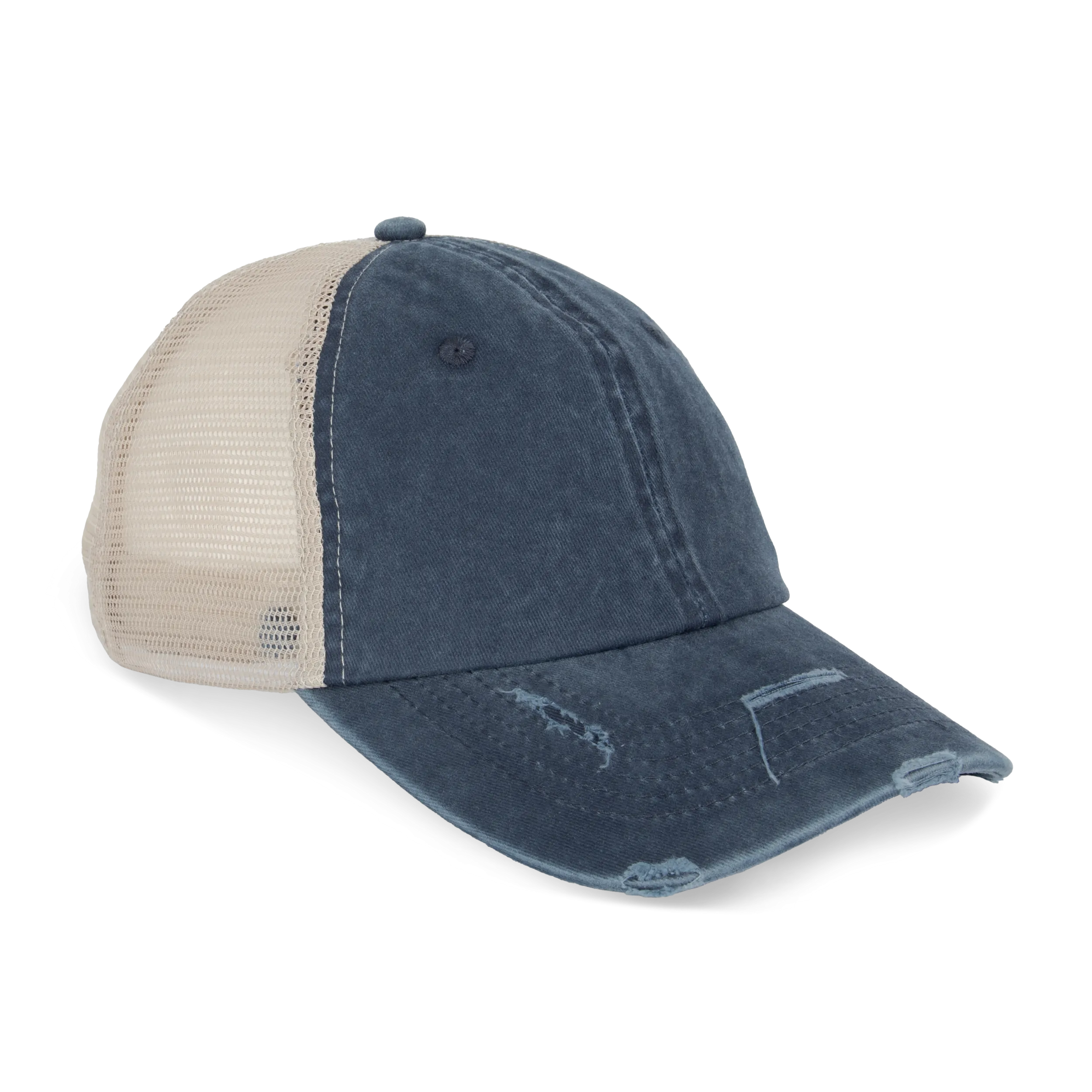 Gorra trucker ecorresponsable efecto desgastado unisex