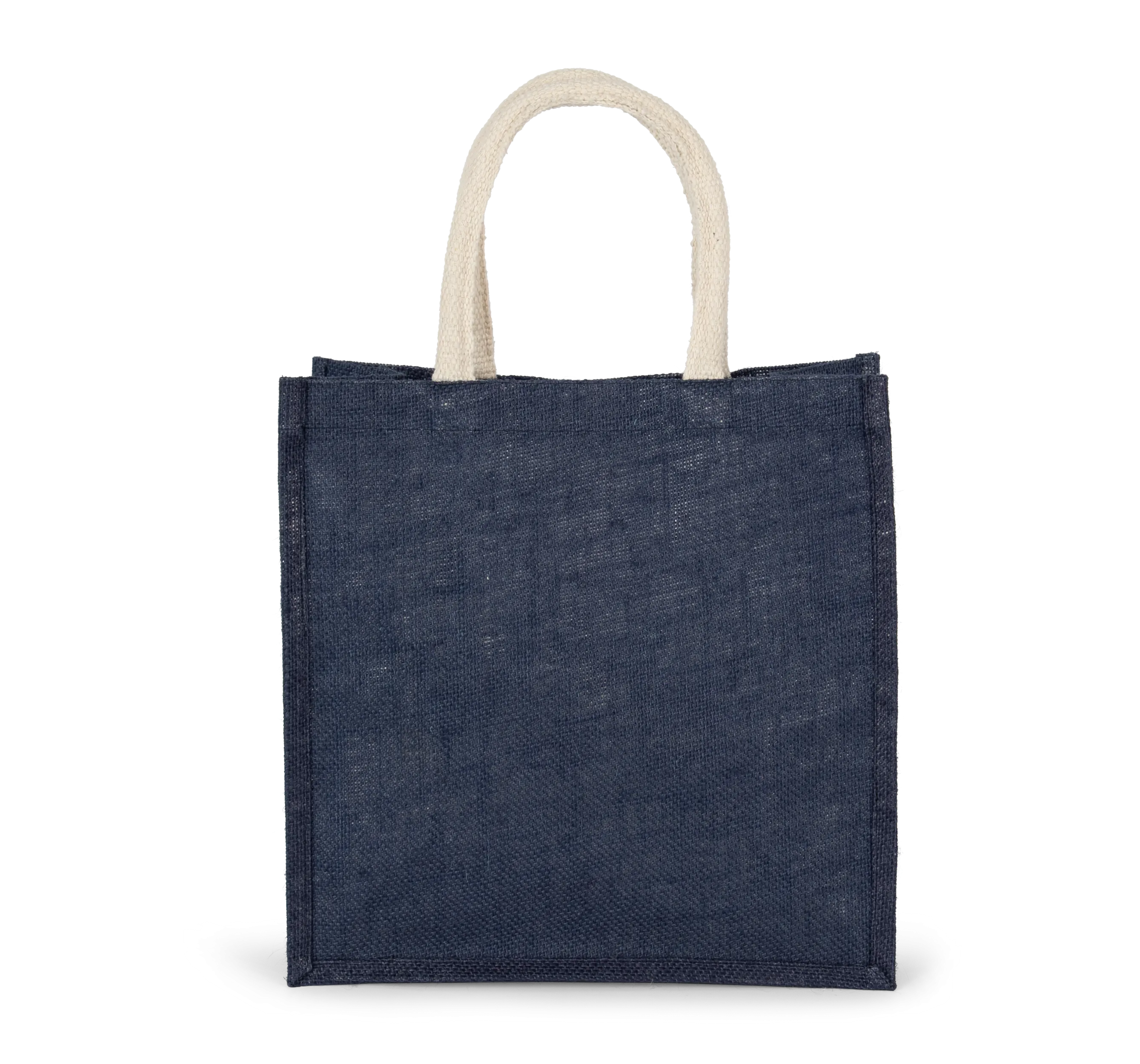Bolsa estilo tote de tela de yute, modelo grande