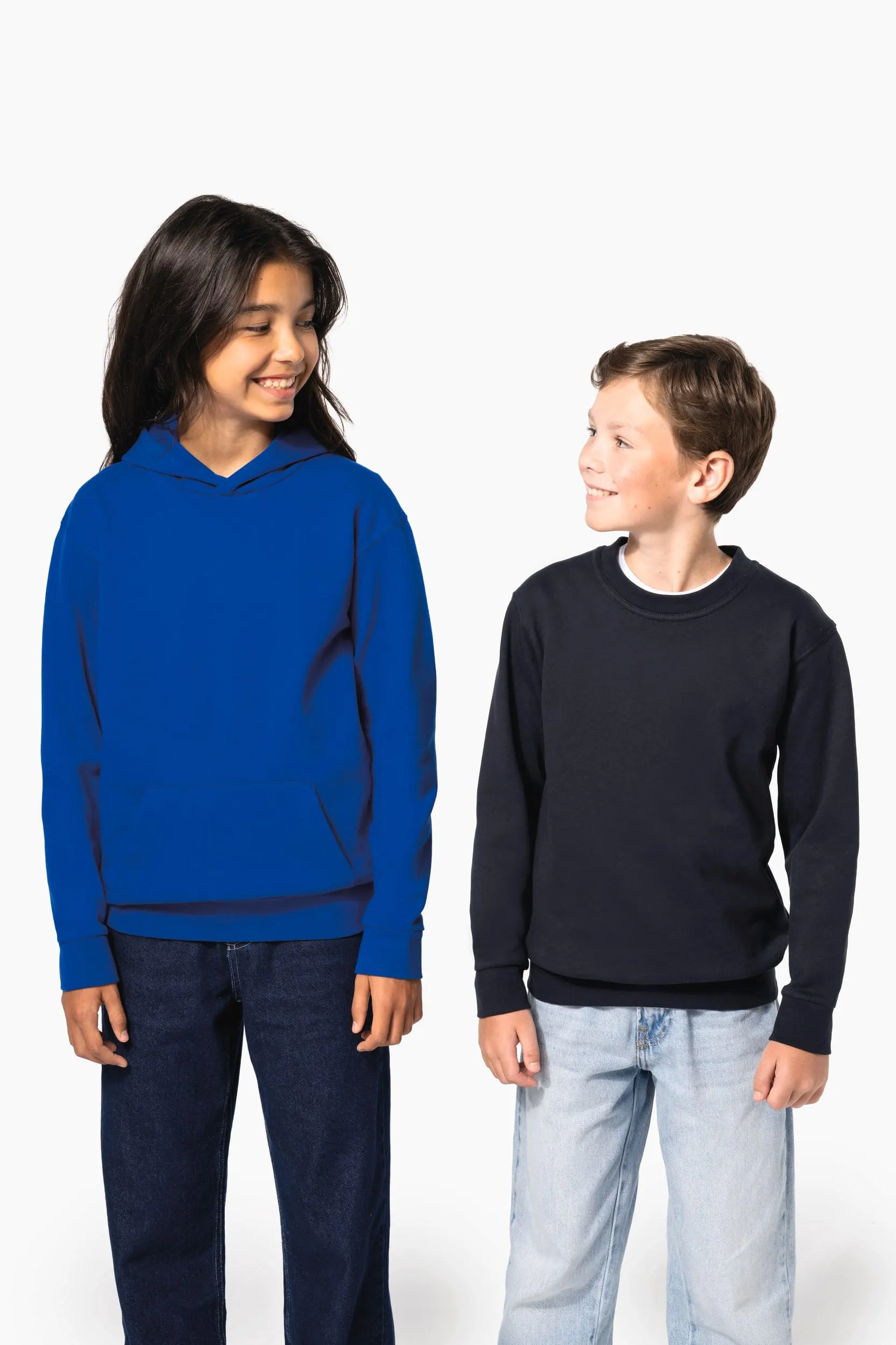 Sudadera reciclada con capucha infantil