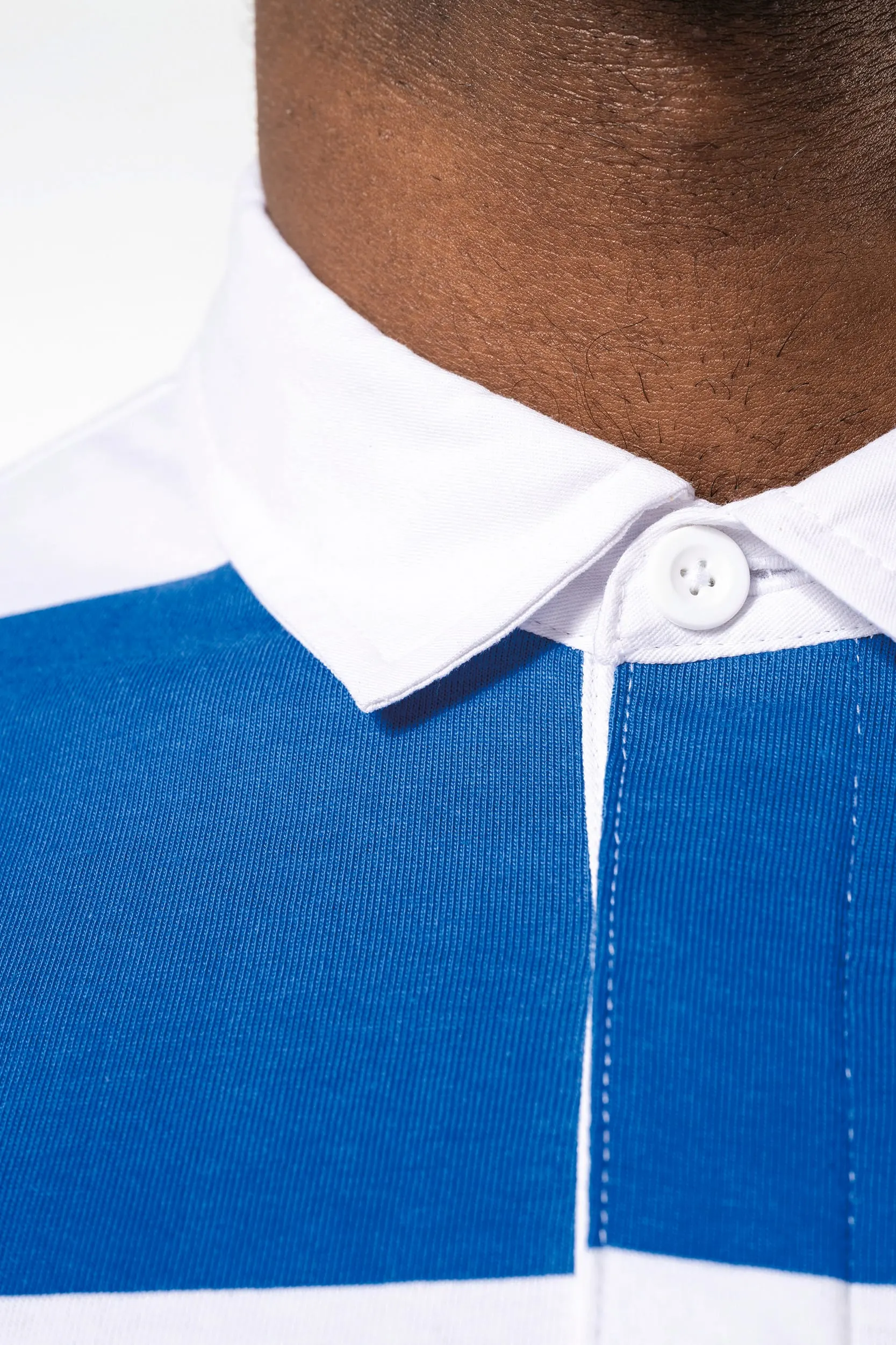 Polo a rayas manga larga unisex
