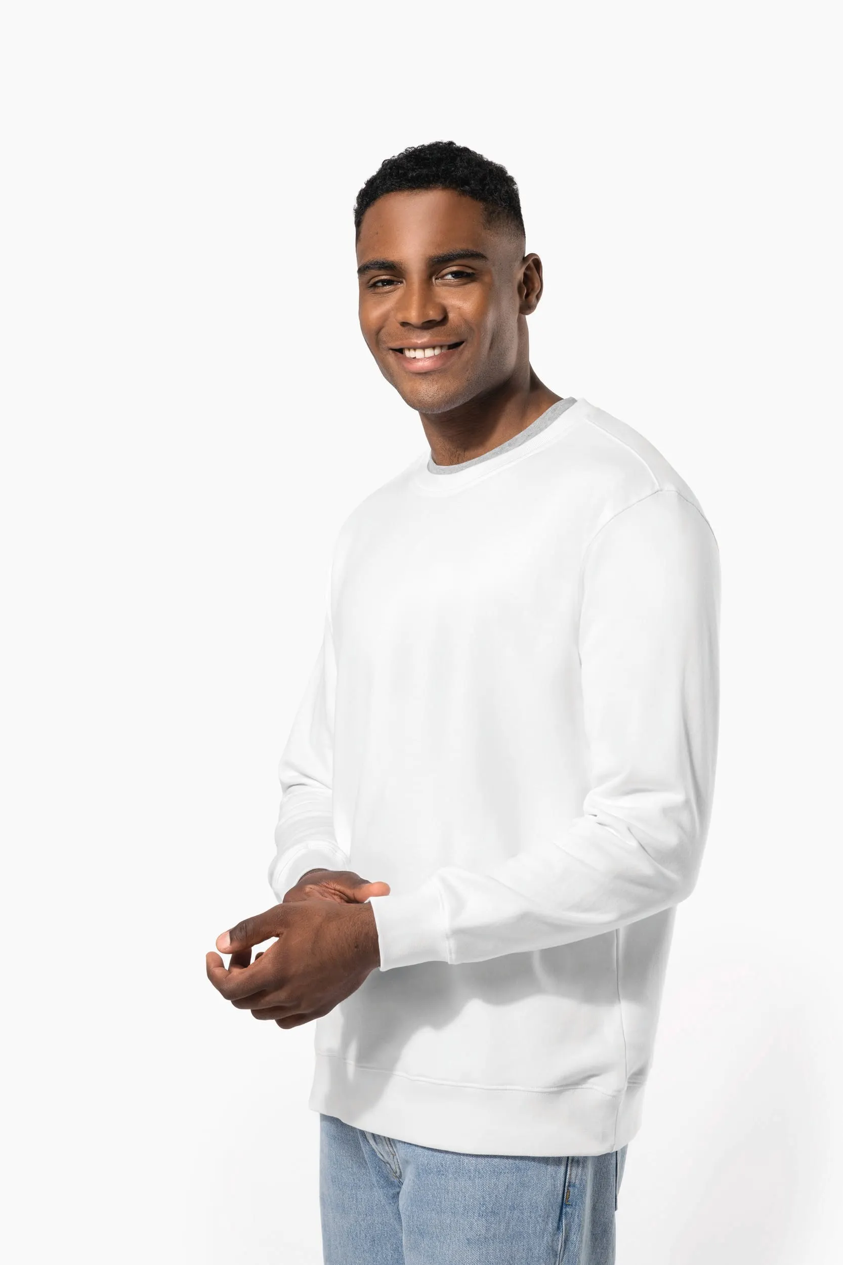 Sudadera cuello redondo 80/20 unisex