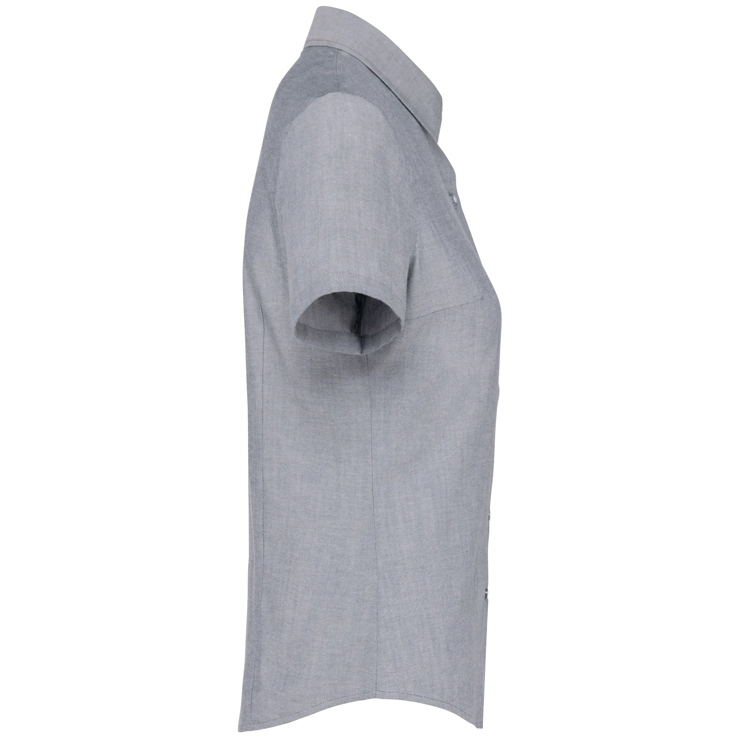 Camisa oxford manga corta mujer