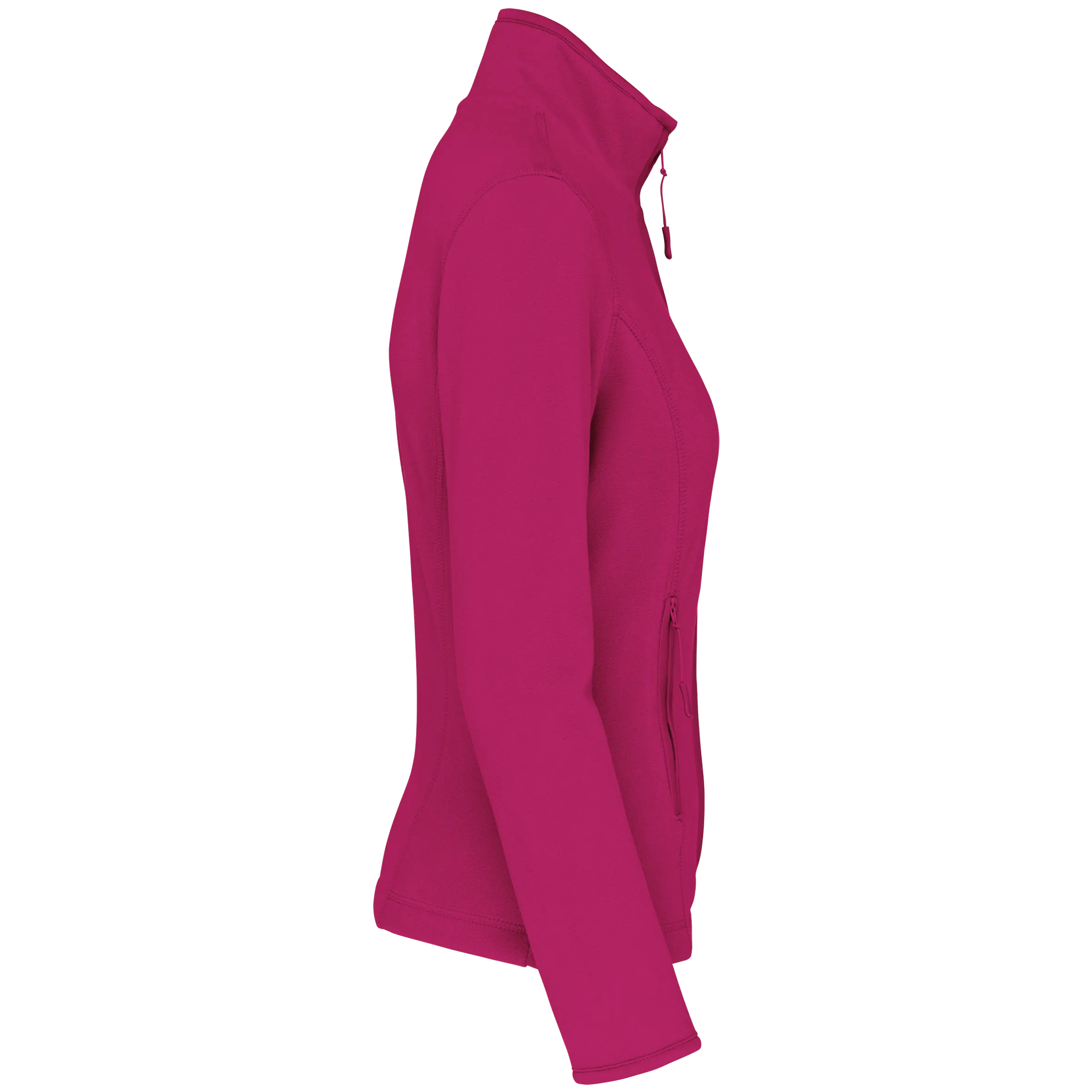 Chaqueta micropolar con cremallera mujer