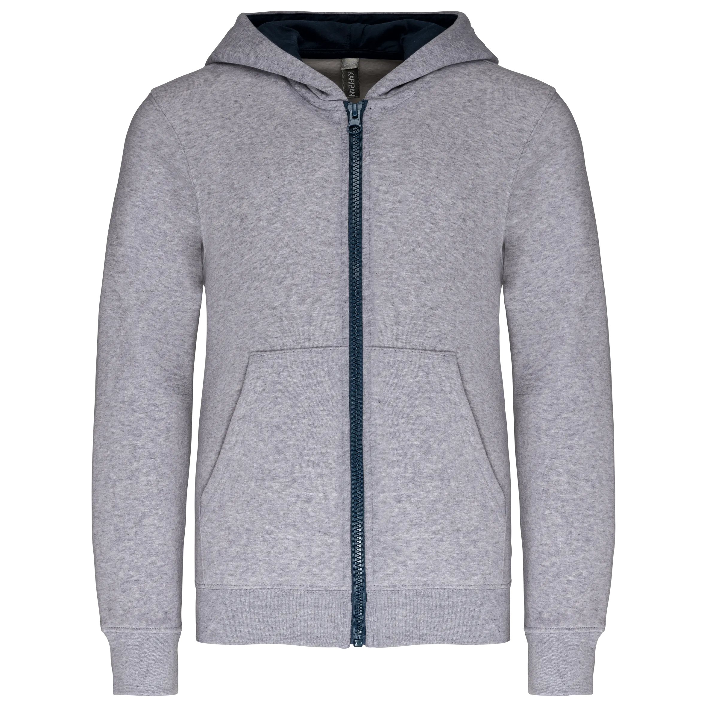 Sudadera capucha y cremallera niños
