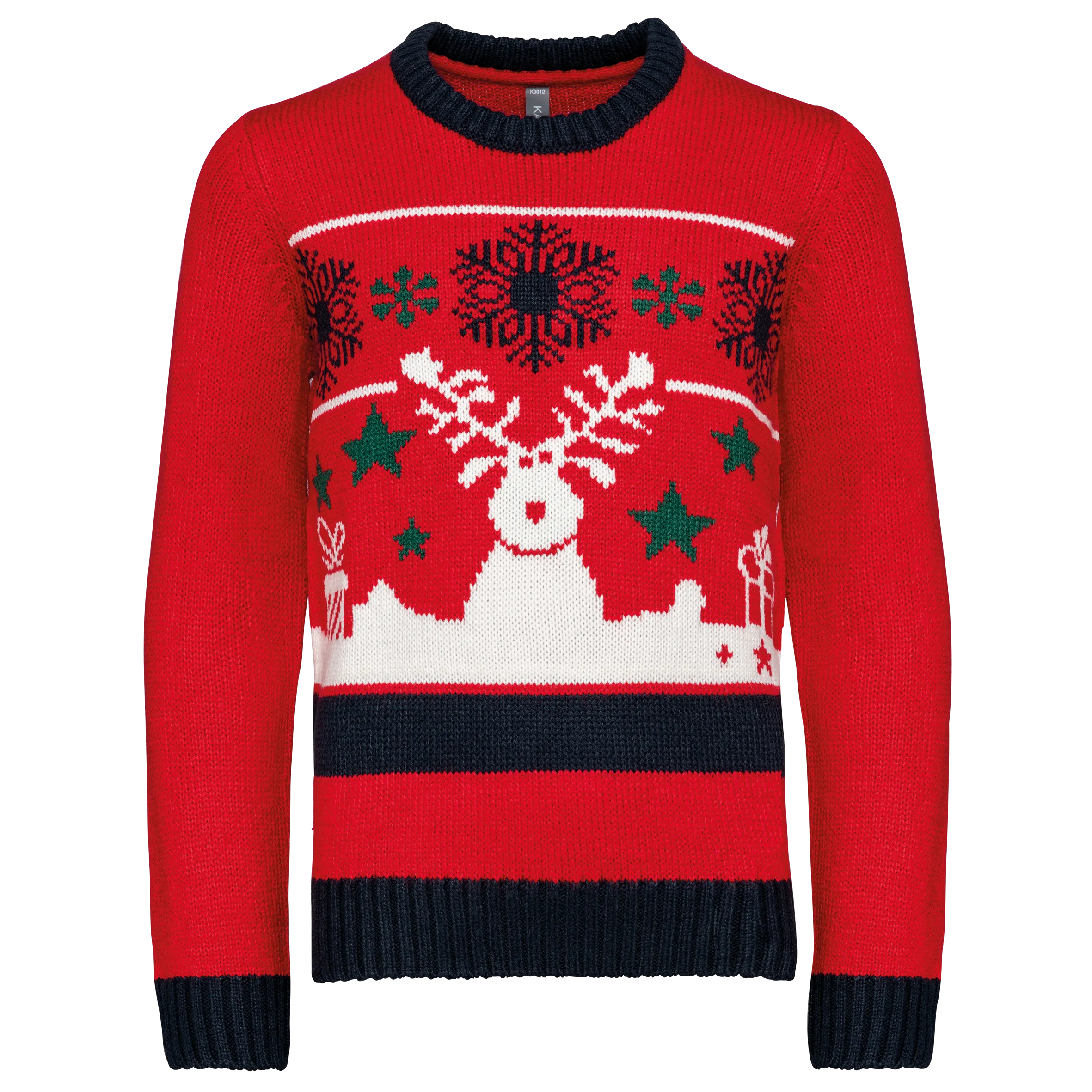 Jersey cuello redondo de Navidad infantil