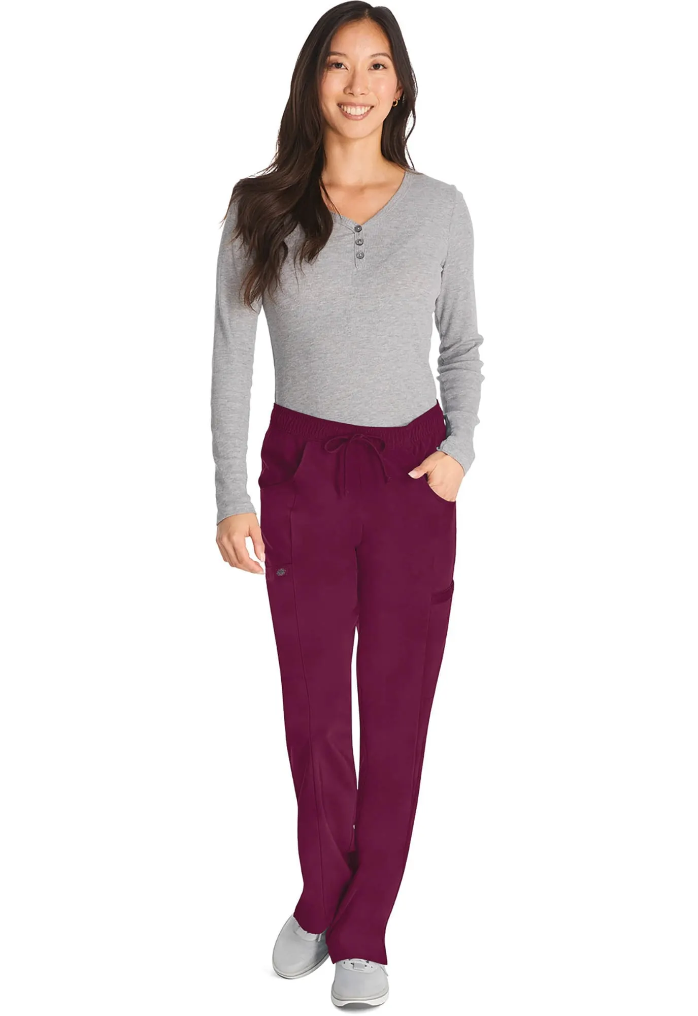 Pantalones de tiro medio mujer<br/>
