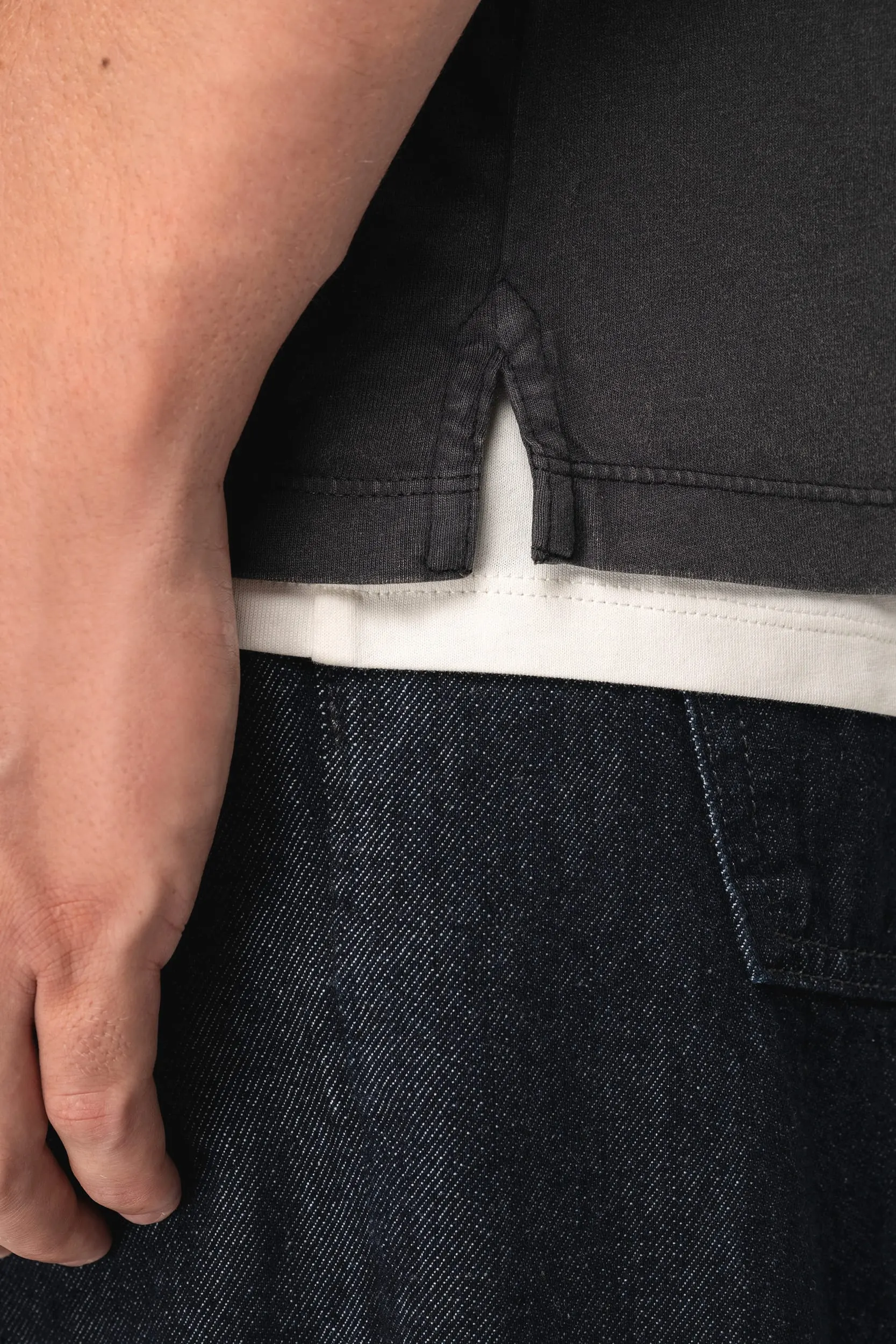 Polo ecorresponsable efecto lavado de punto jersey hombre