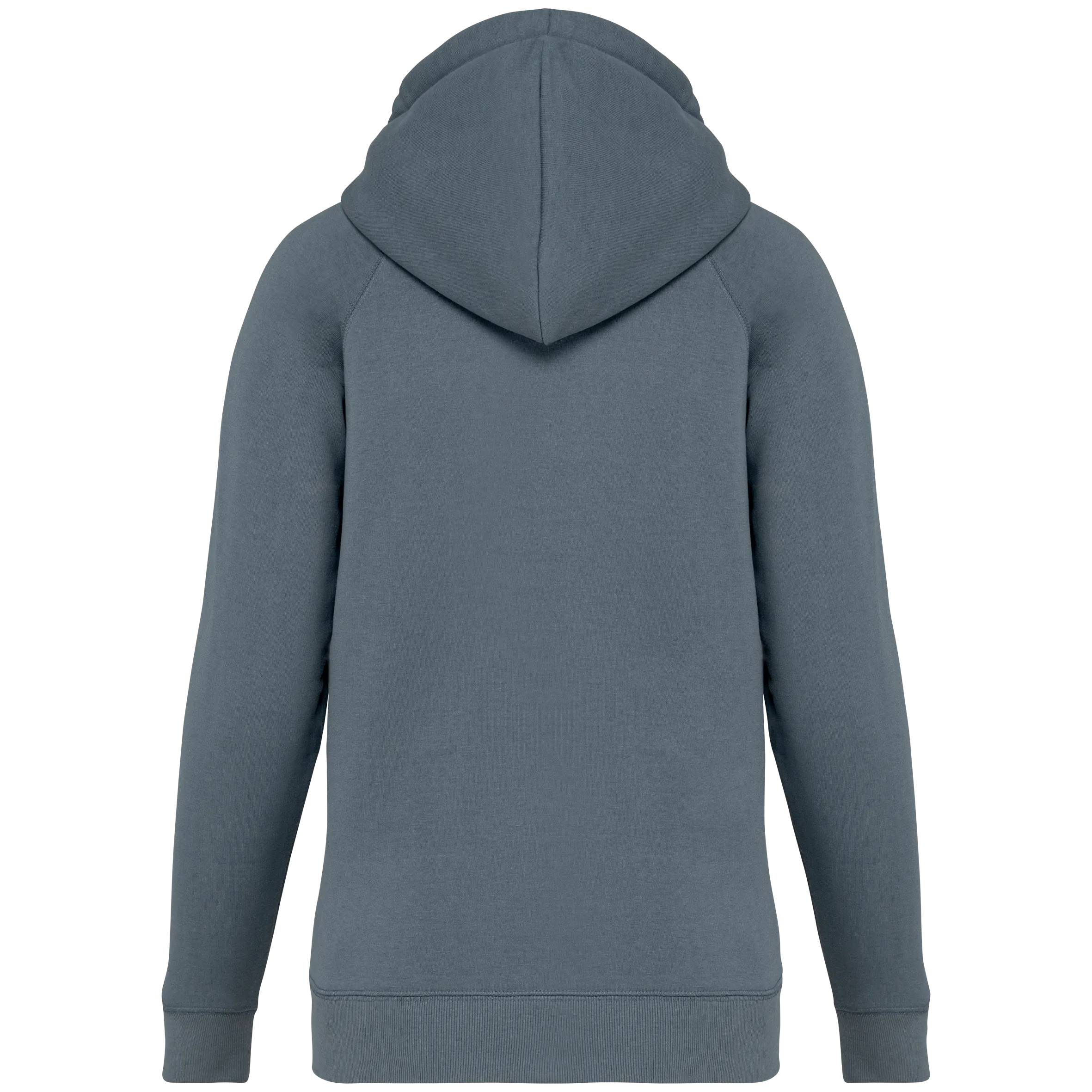 Sudadera ecorresponsable con capucha y mangas raglán mujer