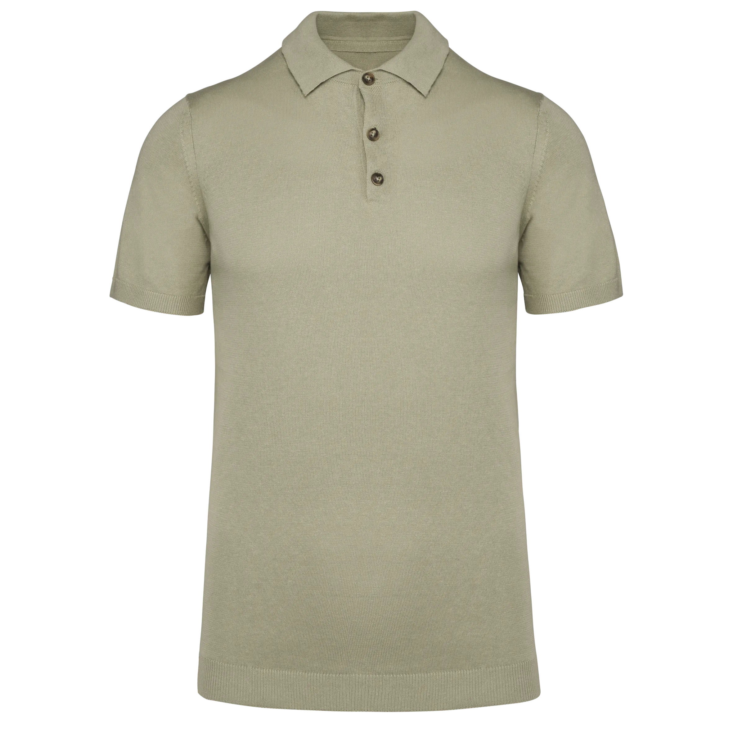 Polo ecorresponsable de punto hombre