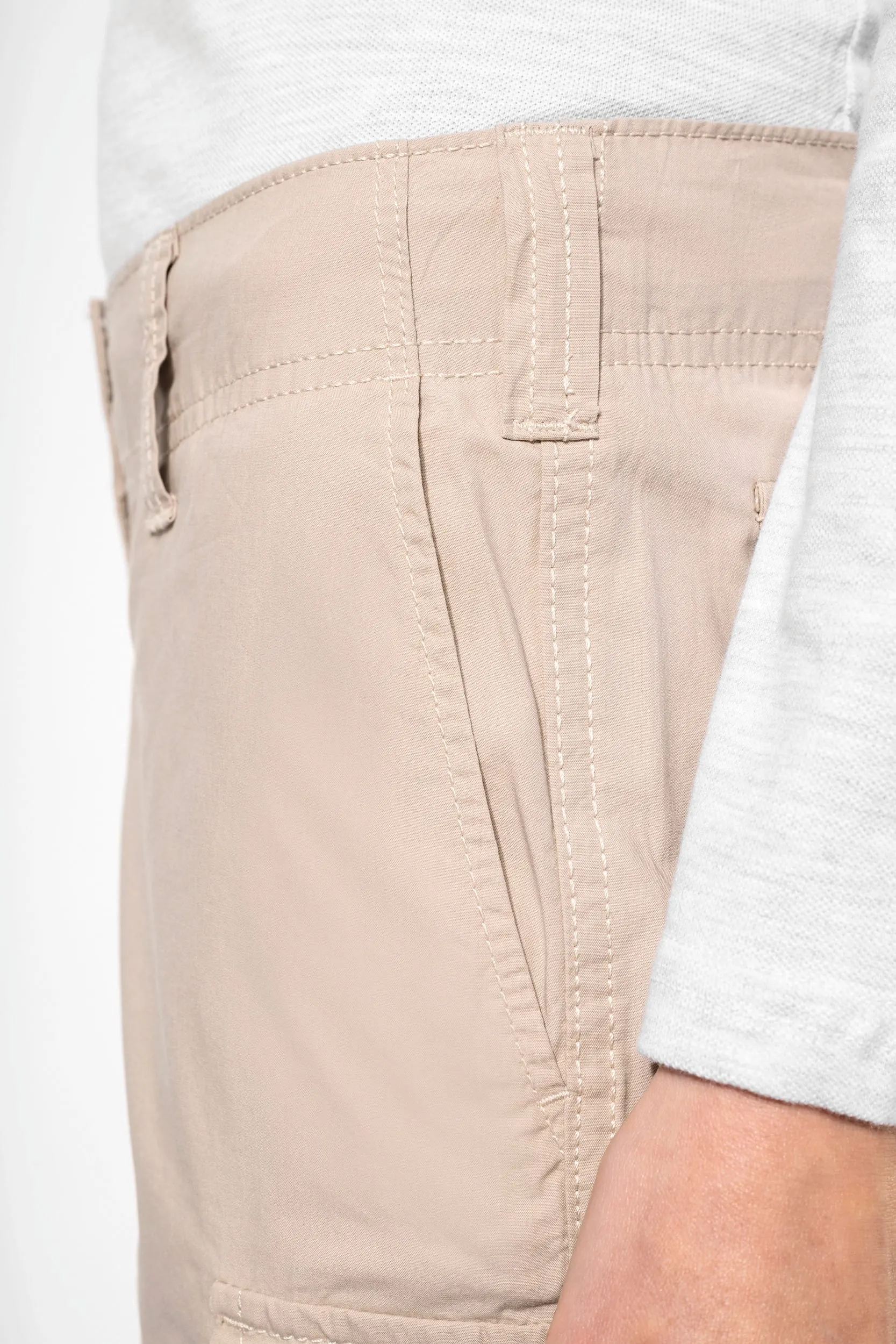 Bermuda ligera multibolsillos para mujer