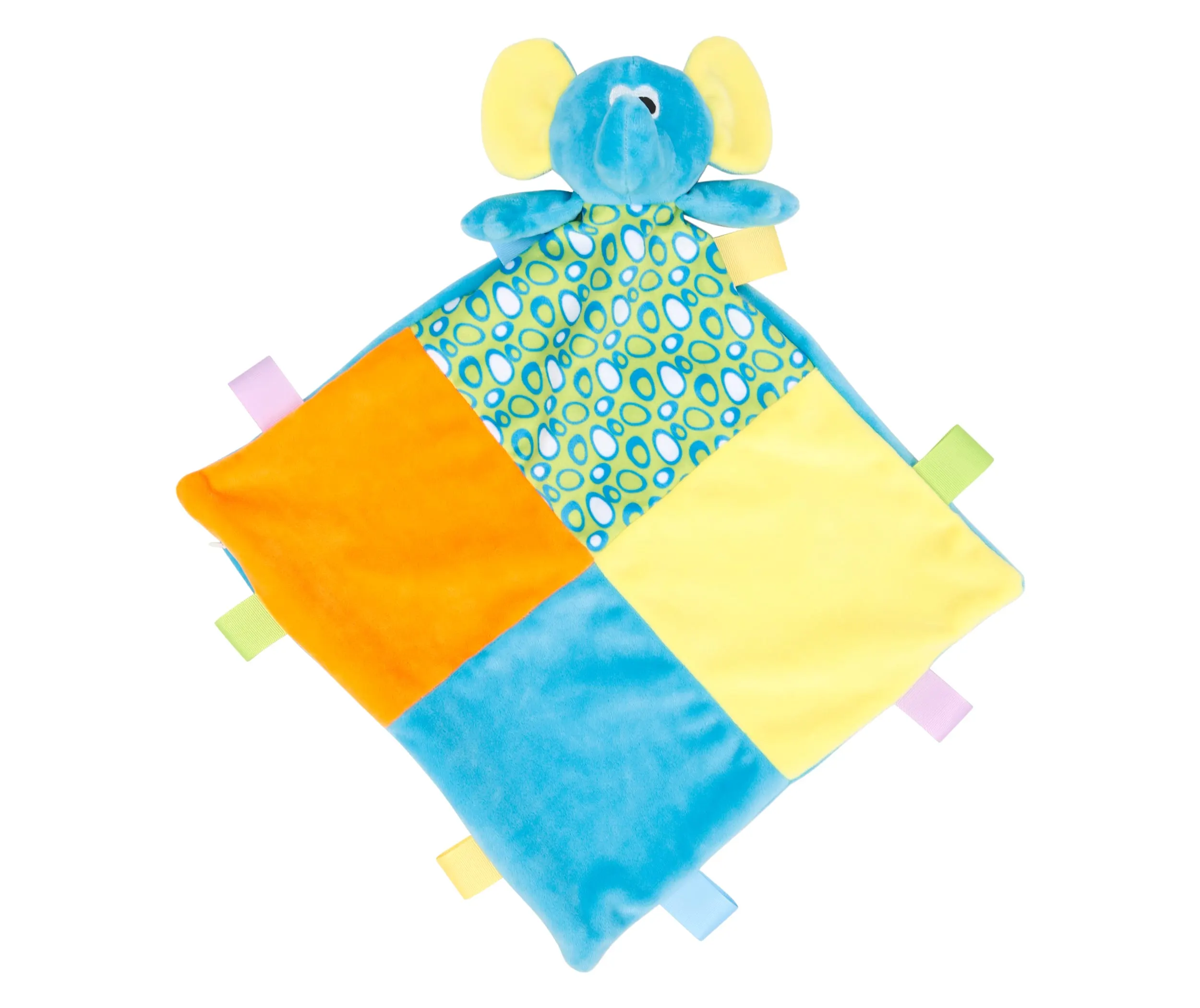 Manta multicolor elefante