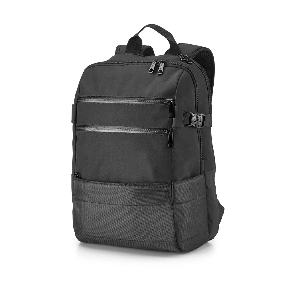 ZIPPERS BPACK. Mochila para portátil de 15.6'' en poliéster 300D y jacquard 840D