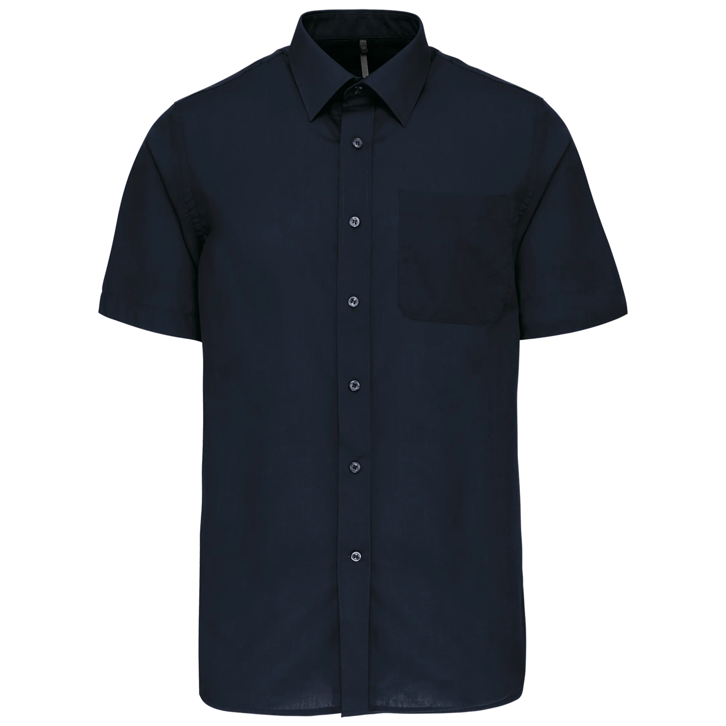 Camisa popelina de polialgodón manga corta de fácil cuidado hombre