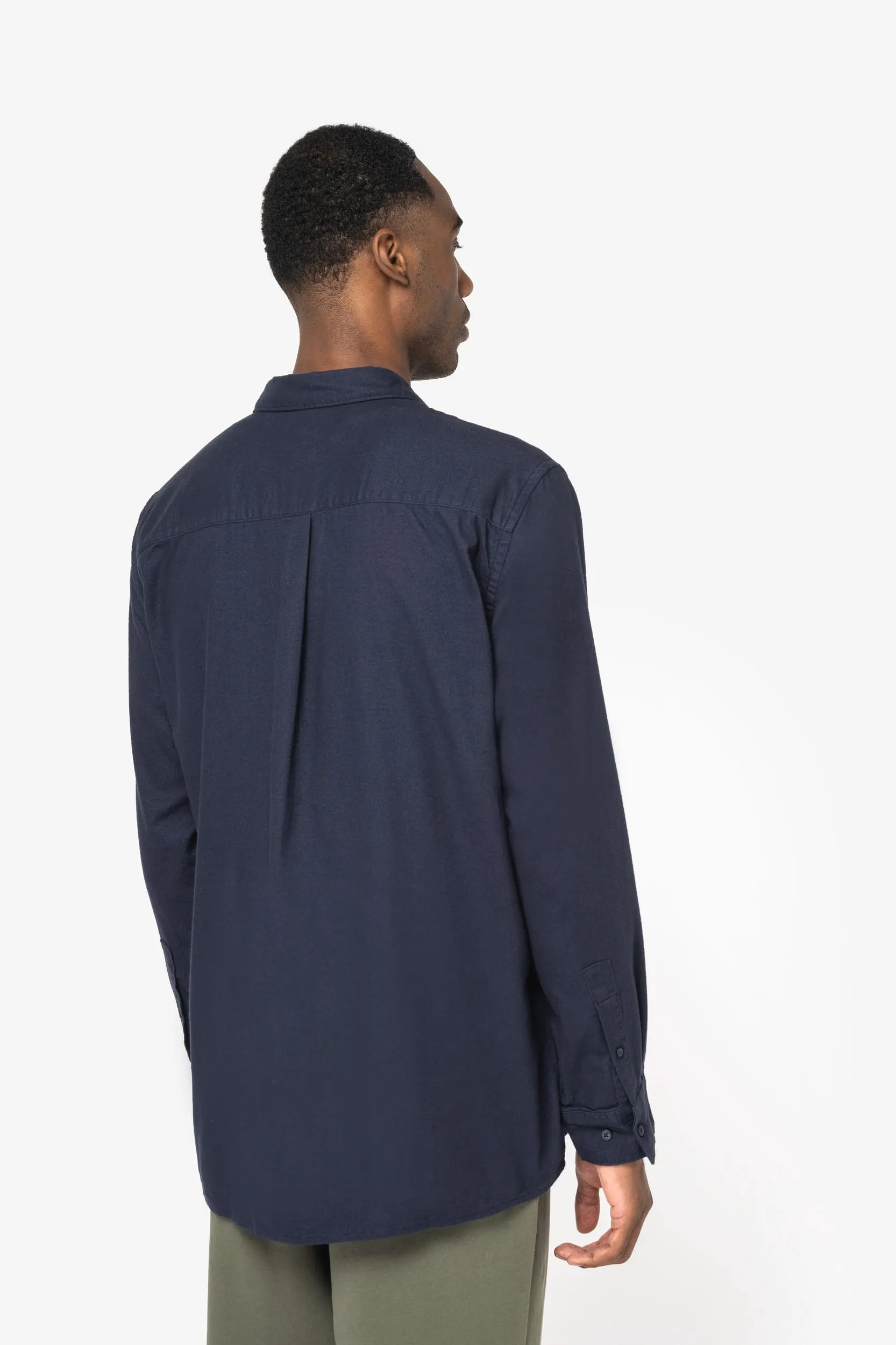 Camisa ecorresponsable de franela hombre