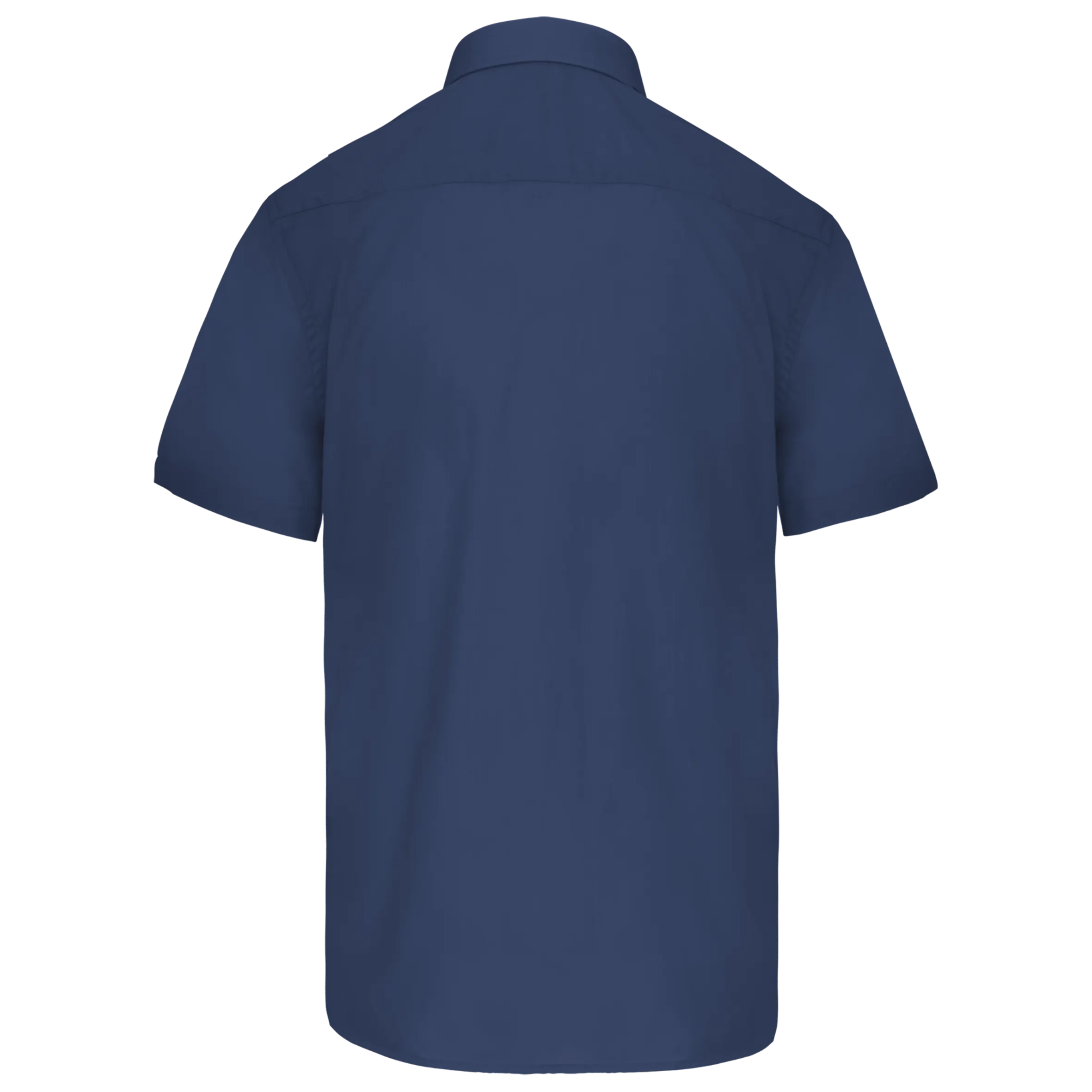 Camisa popelina de polialgodón manga corta de fácil cuidado hombre