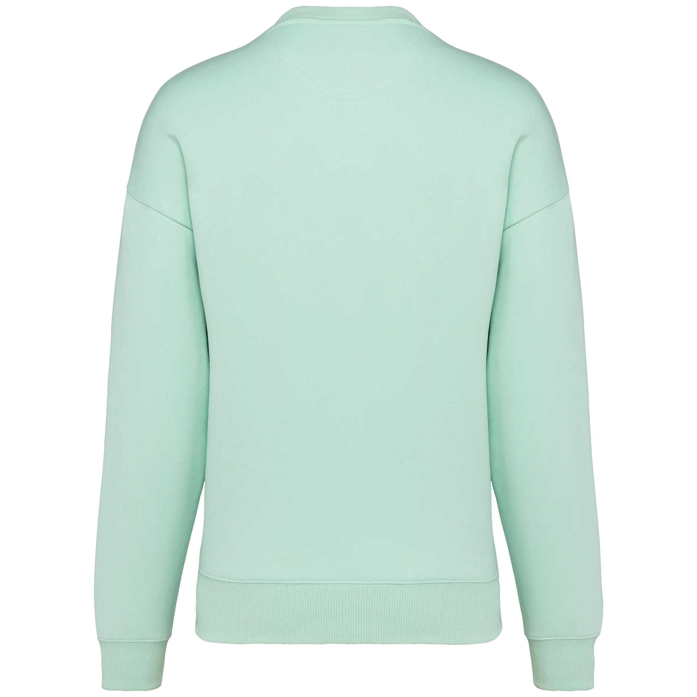 Sudadera ecorresponsable cuello redondo oversize unisex