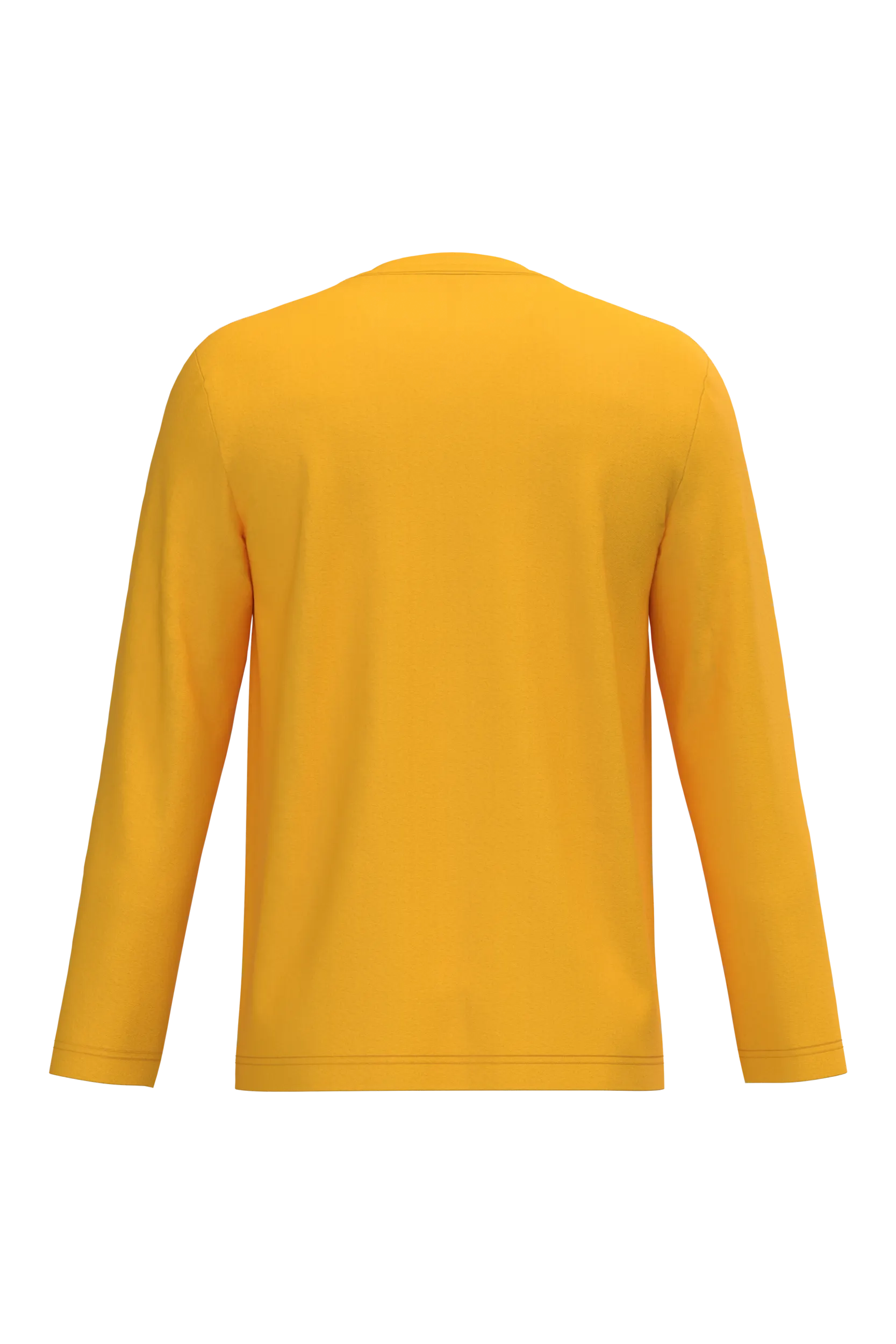 Camiseta manga larga y cuello de pico hombre