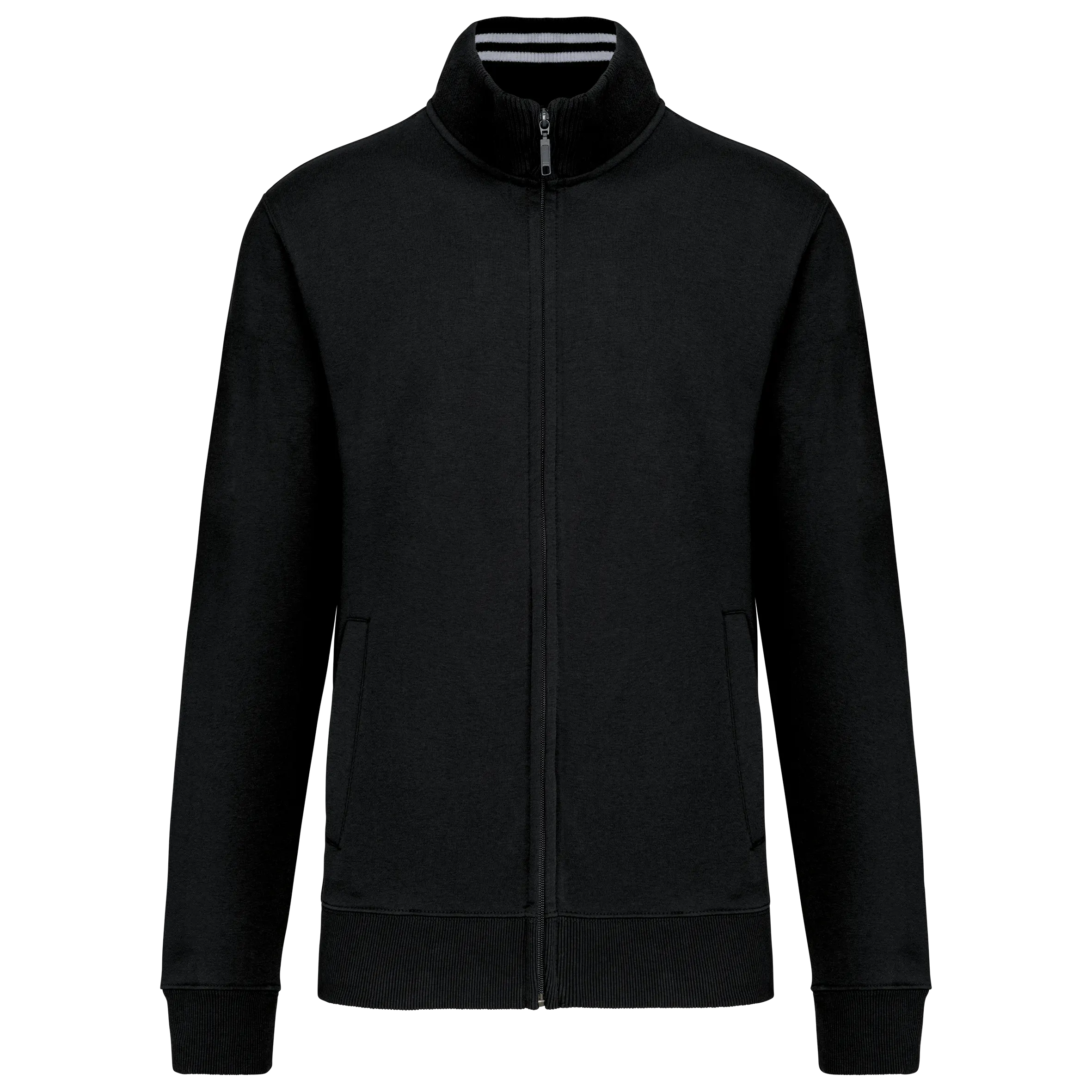 Chaqueta de felpa con cremallera hombre