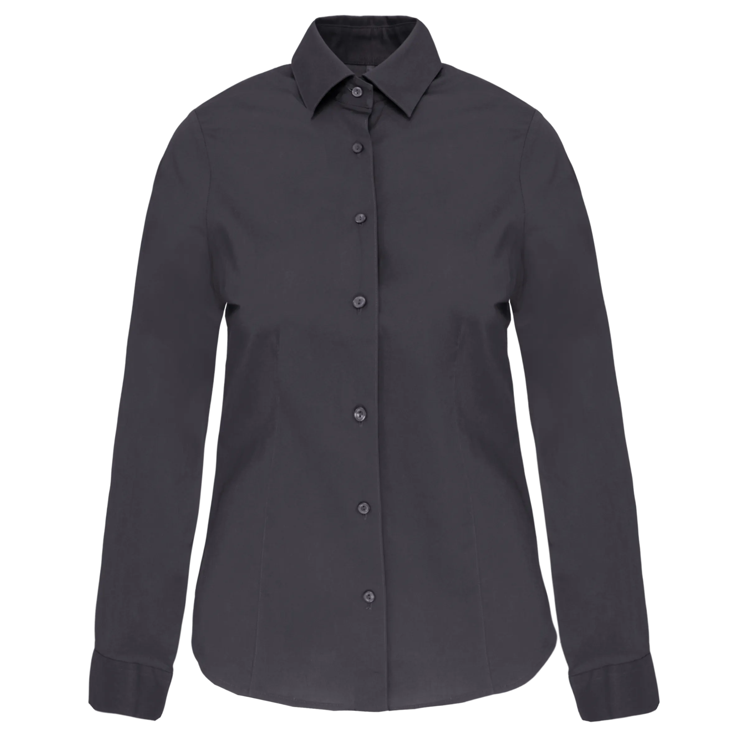Camisa stretch manga larga mujer