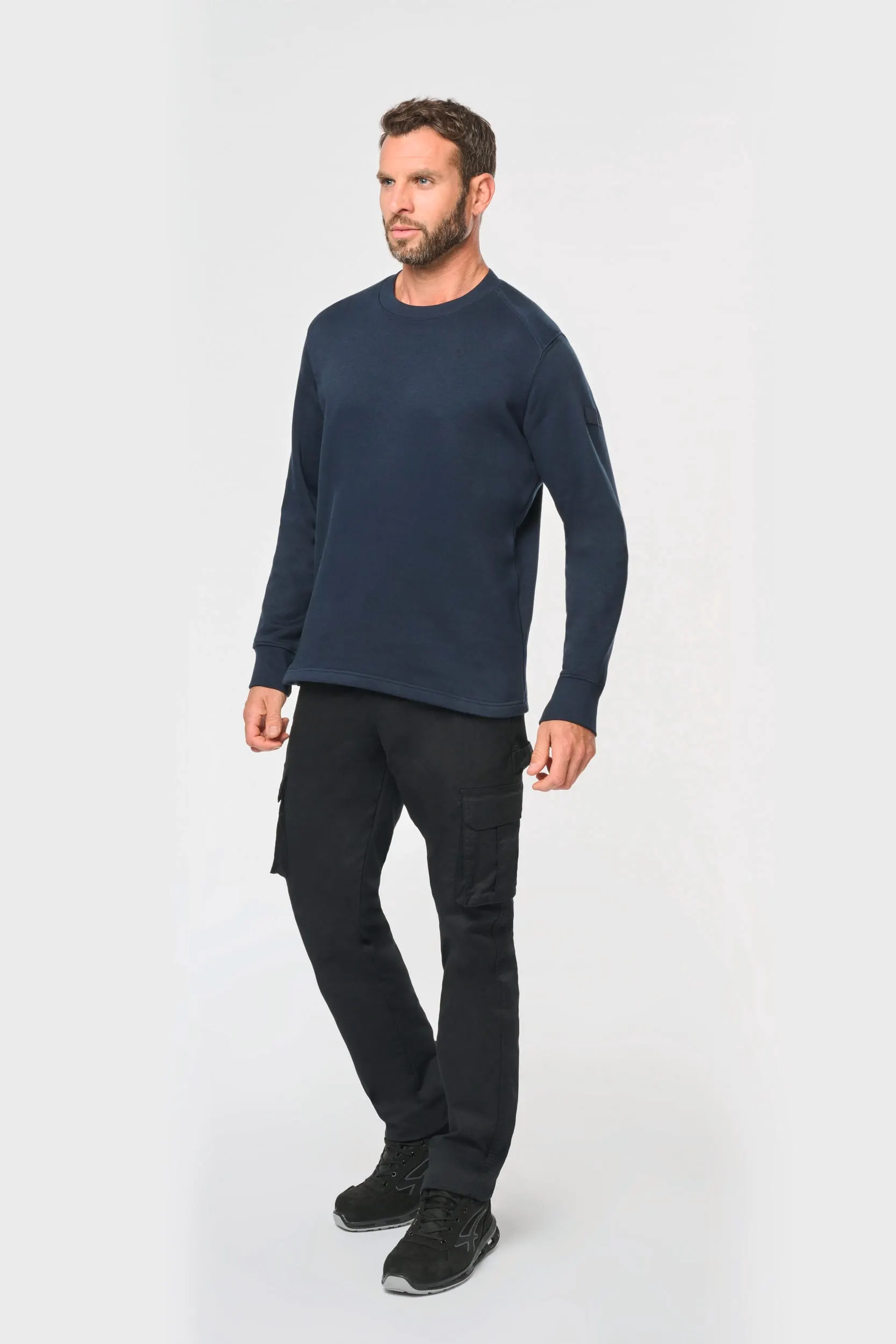 Sudadera manga montada