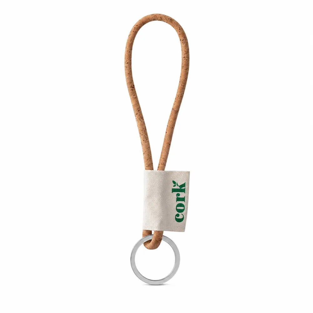 Muestra impresa de Lanyard CORK Short (Ø 5 mm)