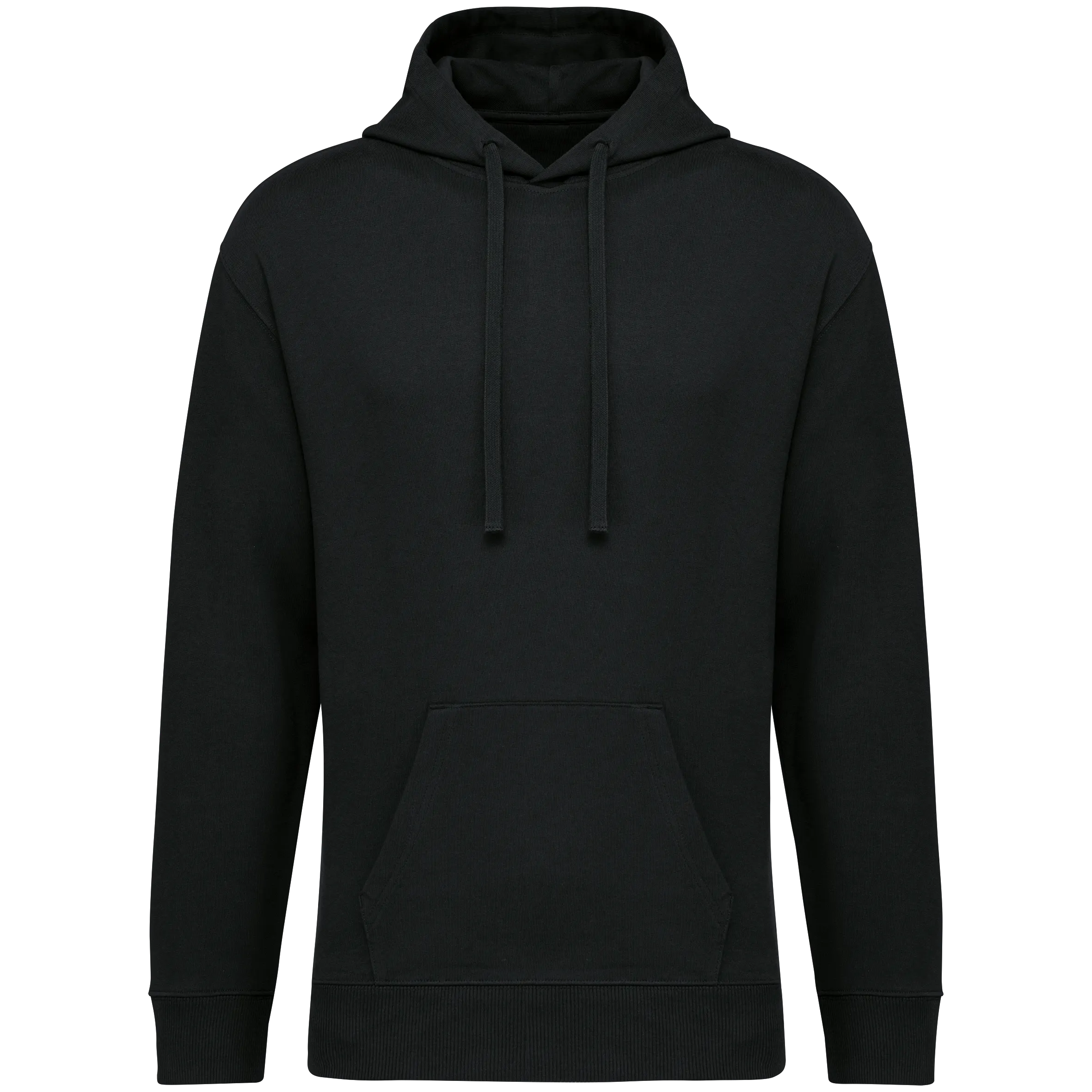 Sudadera ecorresponsable con capucha y hombros caídos French Terry unisex