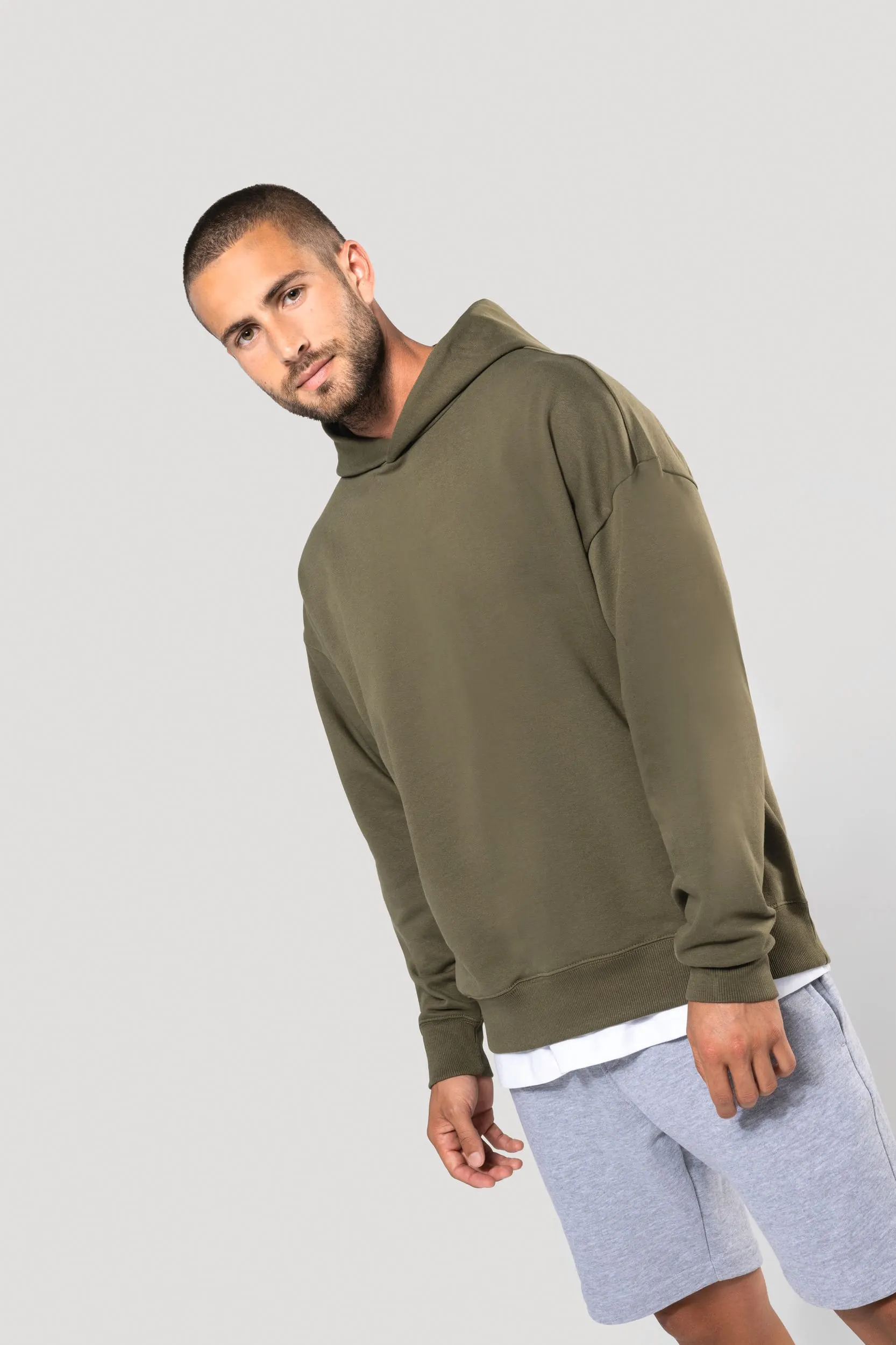 Sudadera de felpa oversize con capucha unisex
