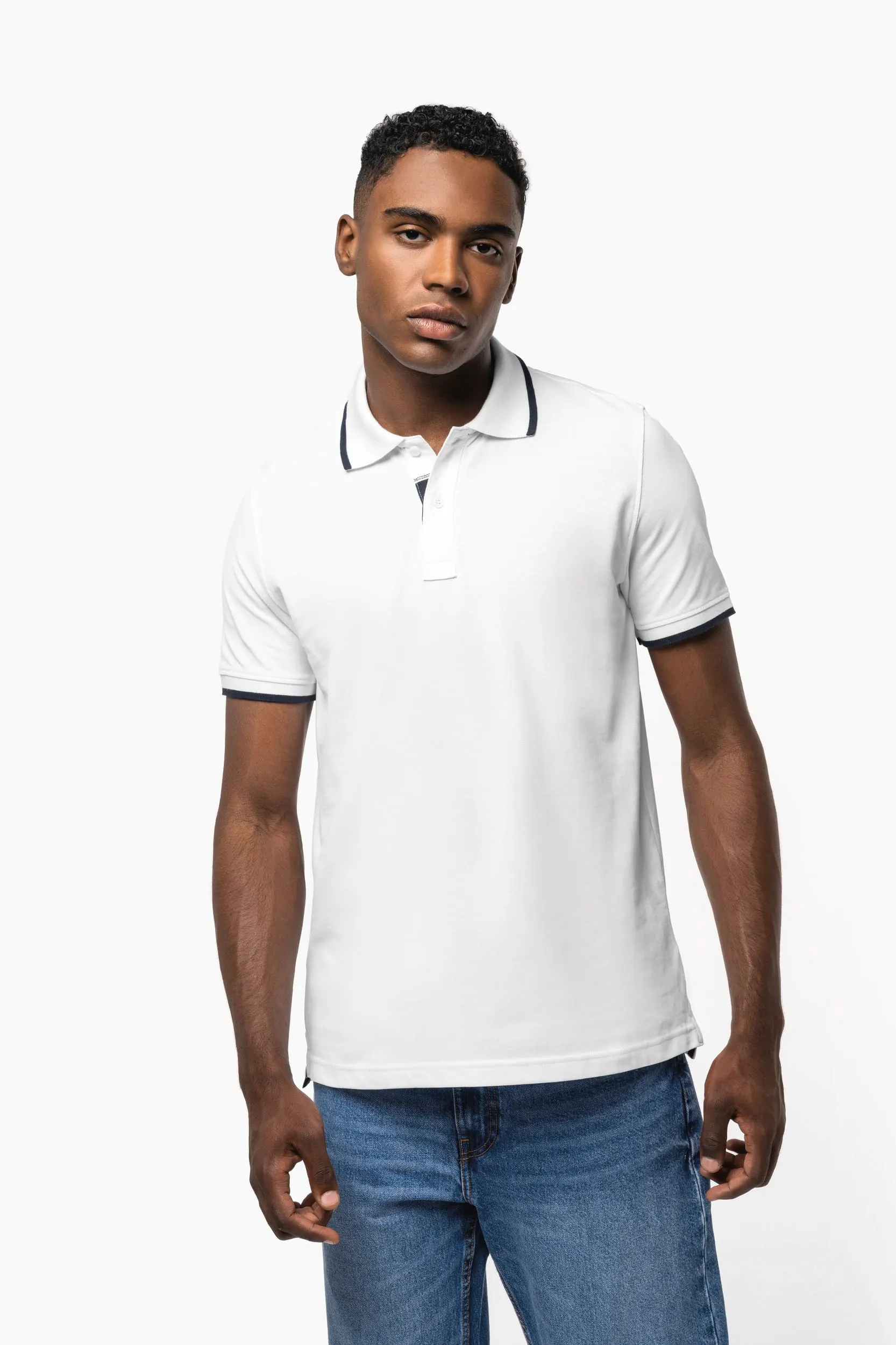 Polo manga corta hombre