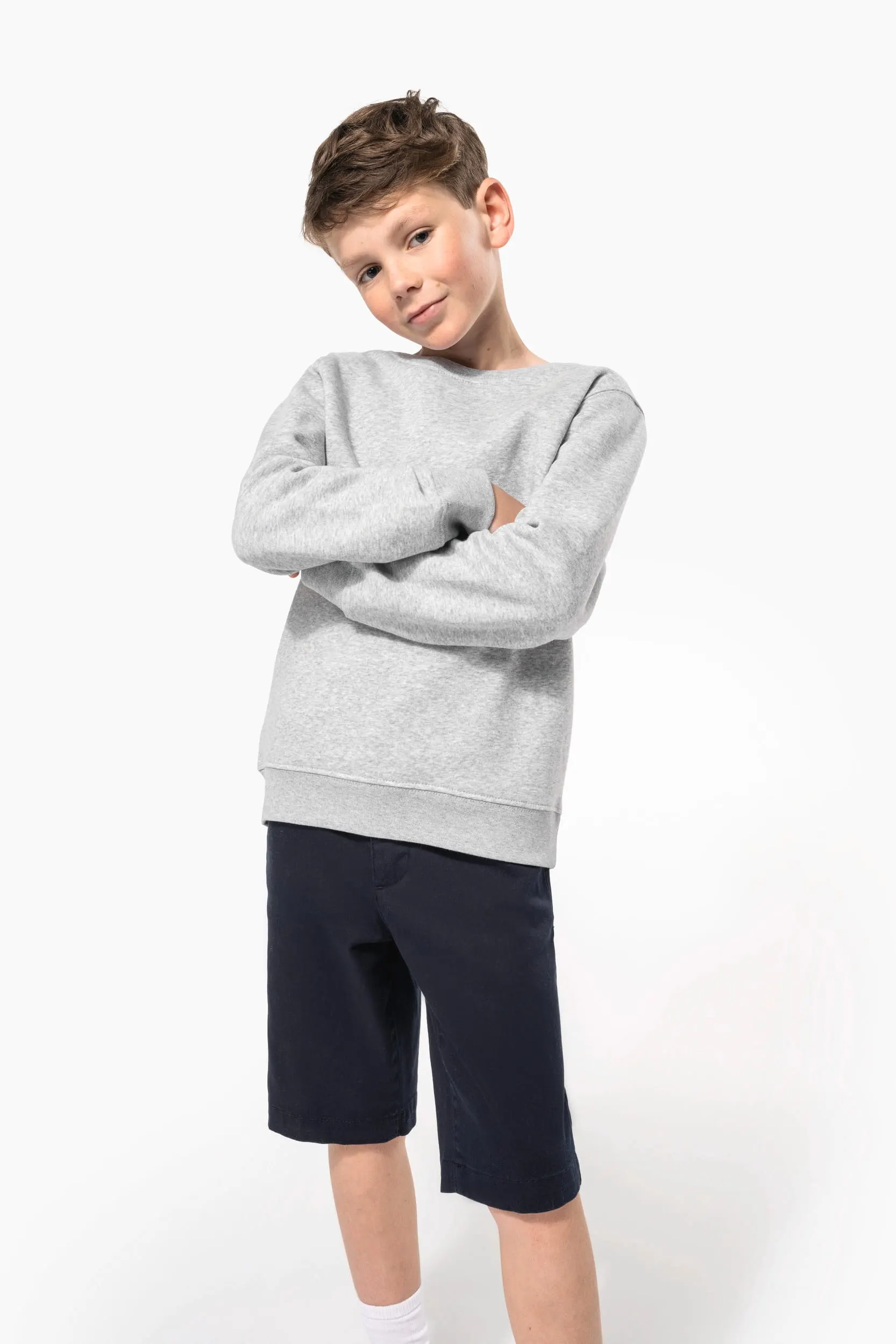 Sudadera cuello redondo infantil