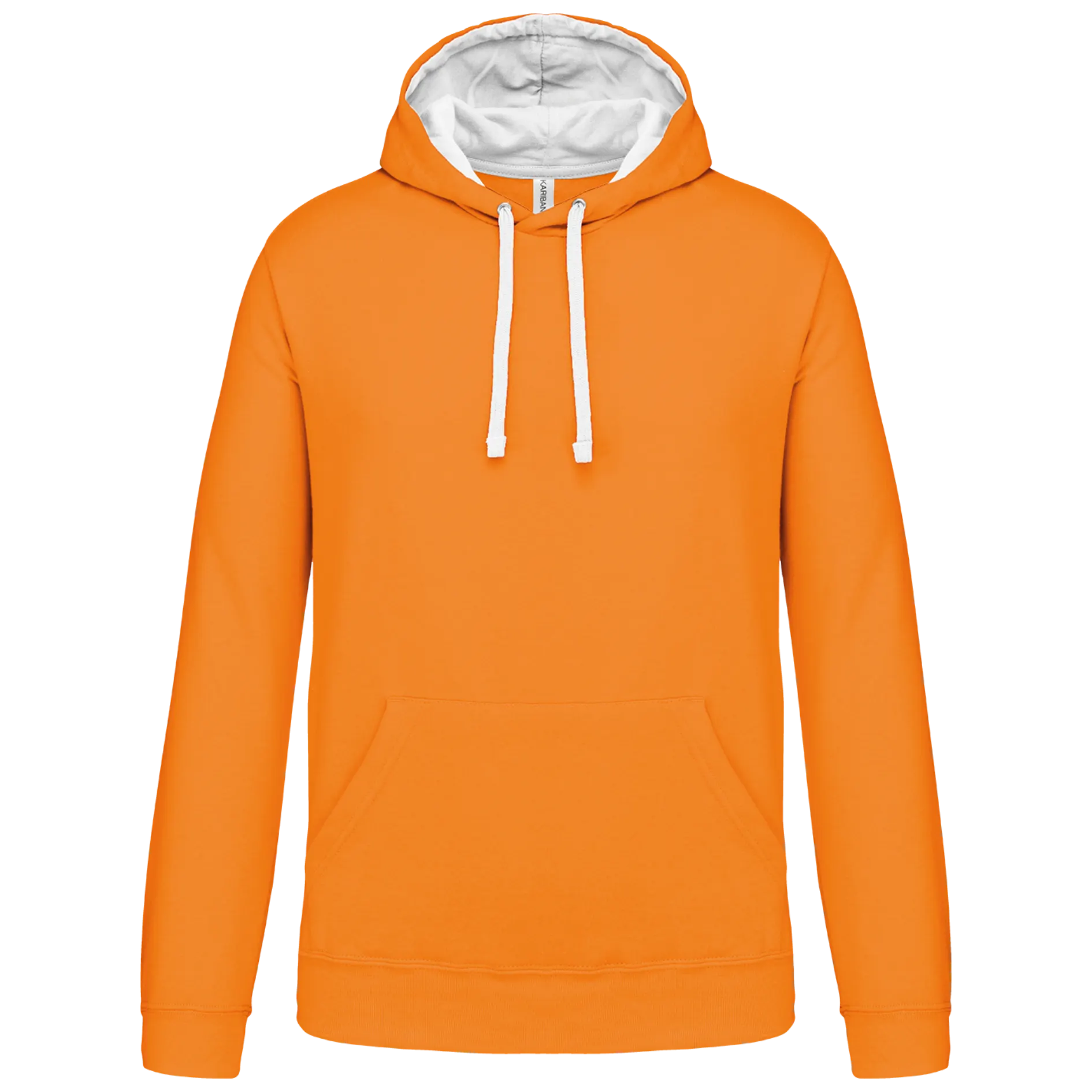 Sudadera capucha contrastada hombre
