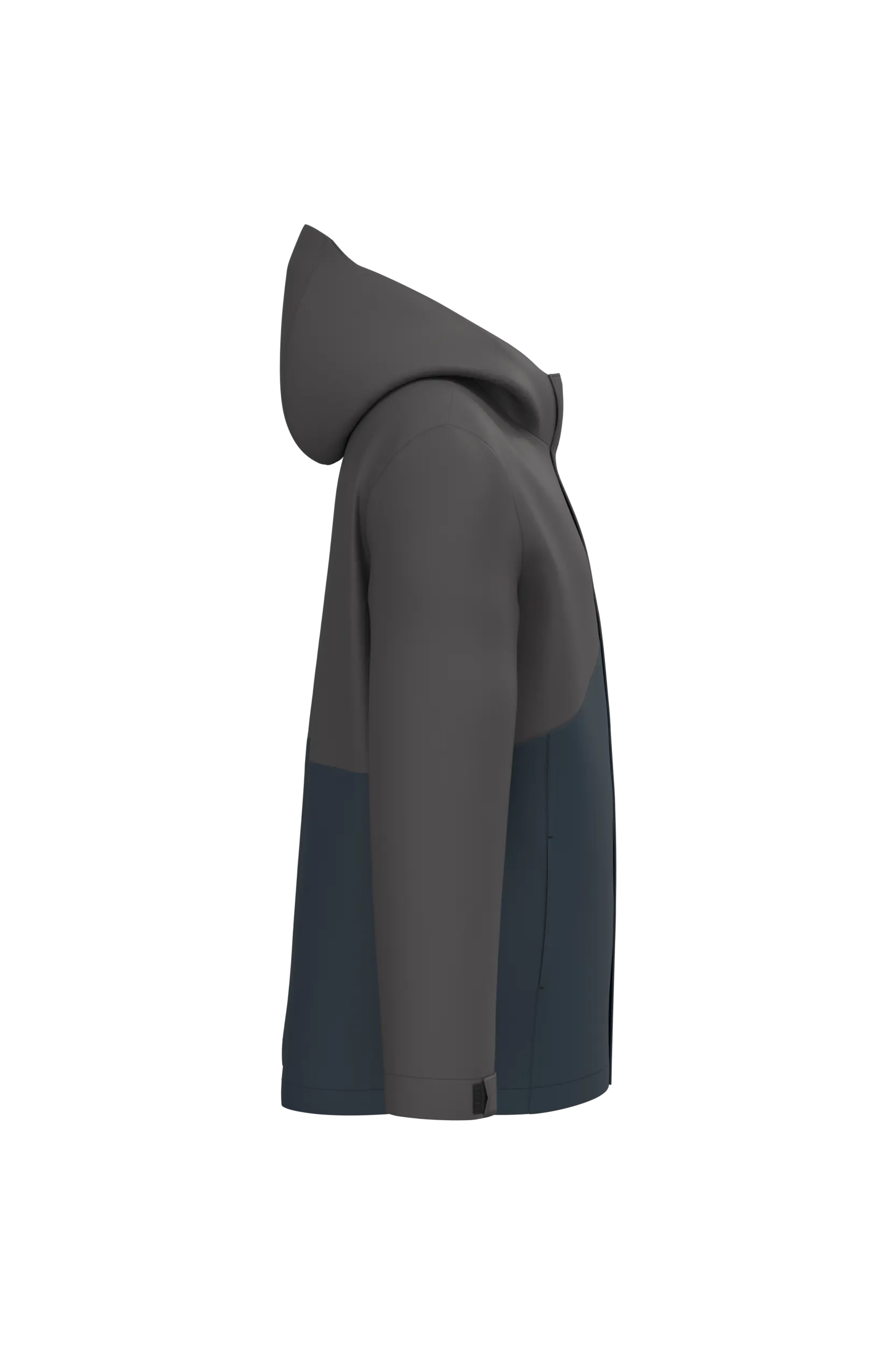 Parka 3 en 1 impermeable con capucha bicolor unisex