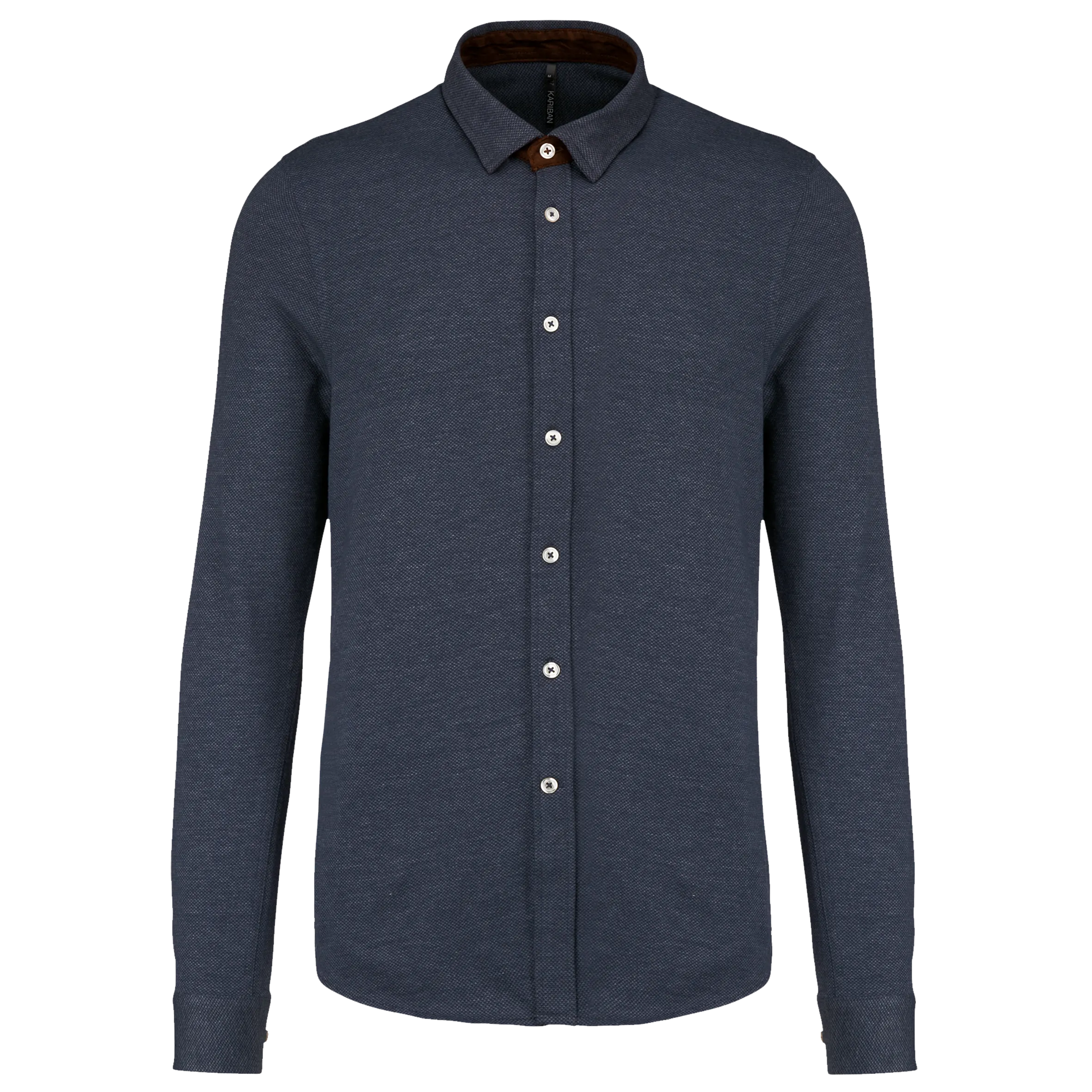 Camisa Jacquard Manga larga