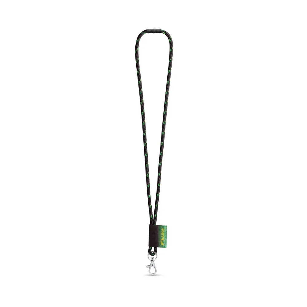 MANSFIELD. SET Cordón NAUTIC Largo (Ø 7 mm) con mosquetón de gatillo de 9 mm y cierre de seguridad de Ø 7 mm
