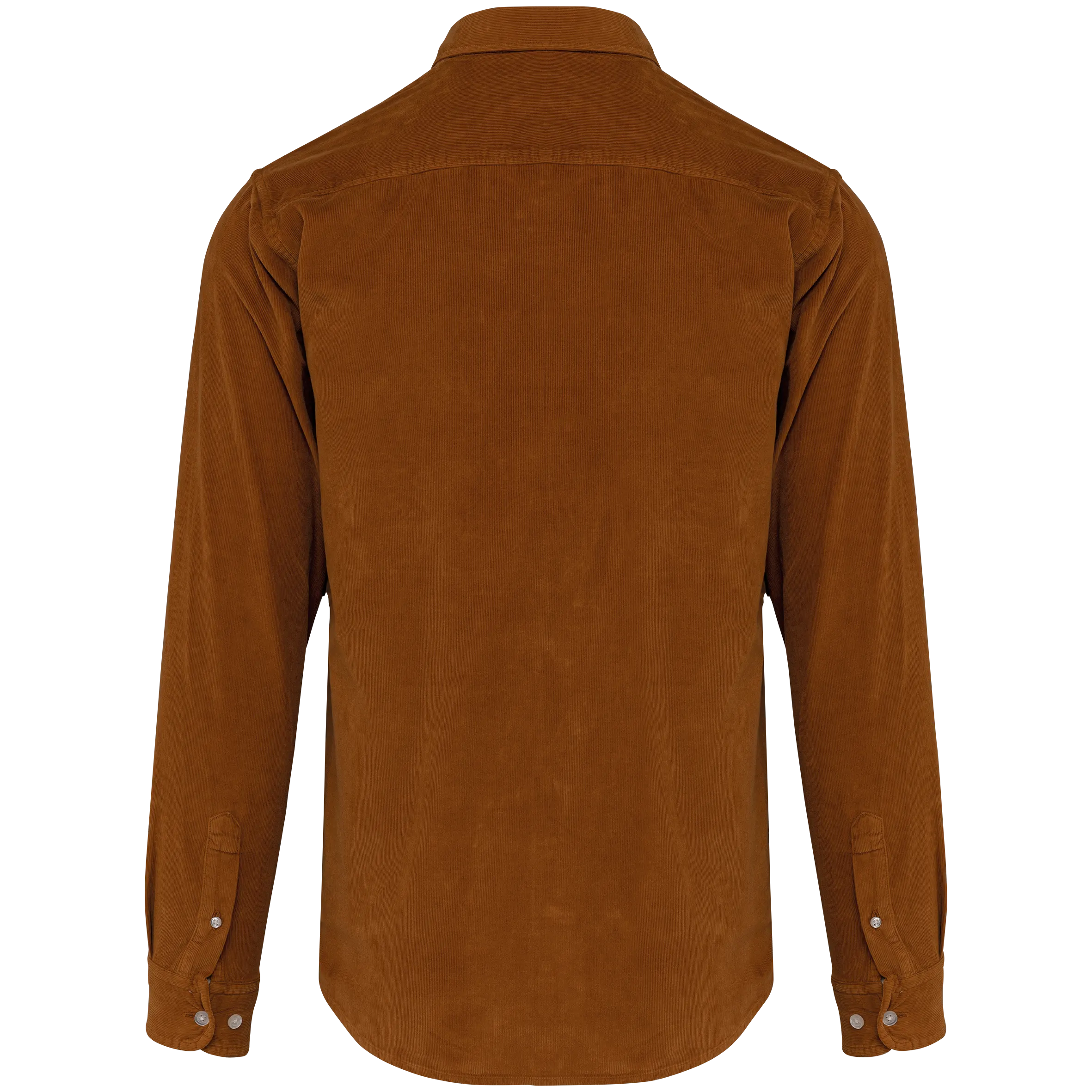 Camisa de pana manga larga hombre