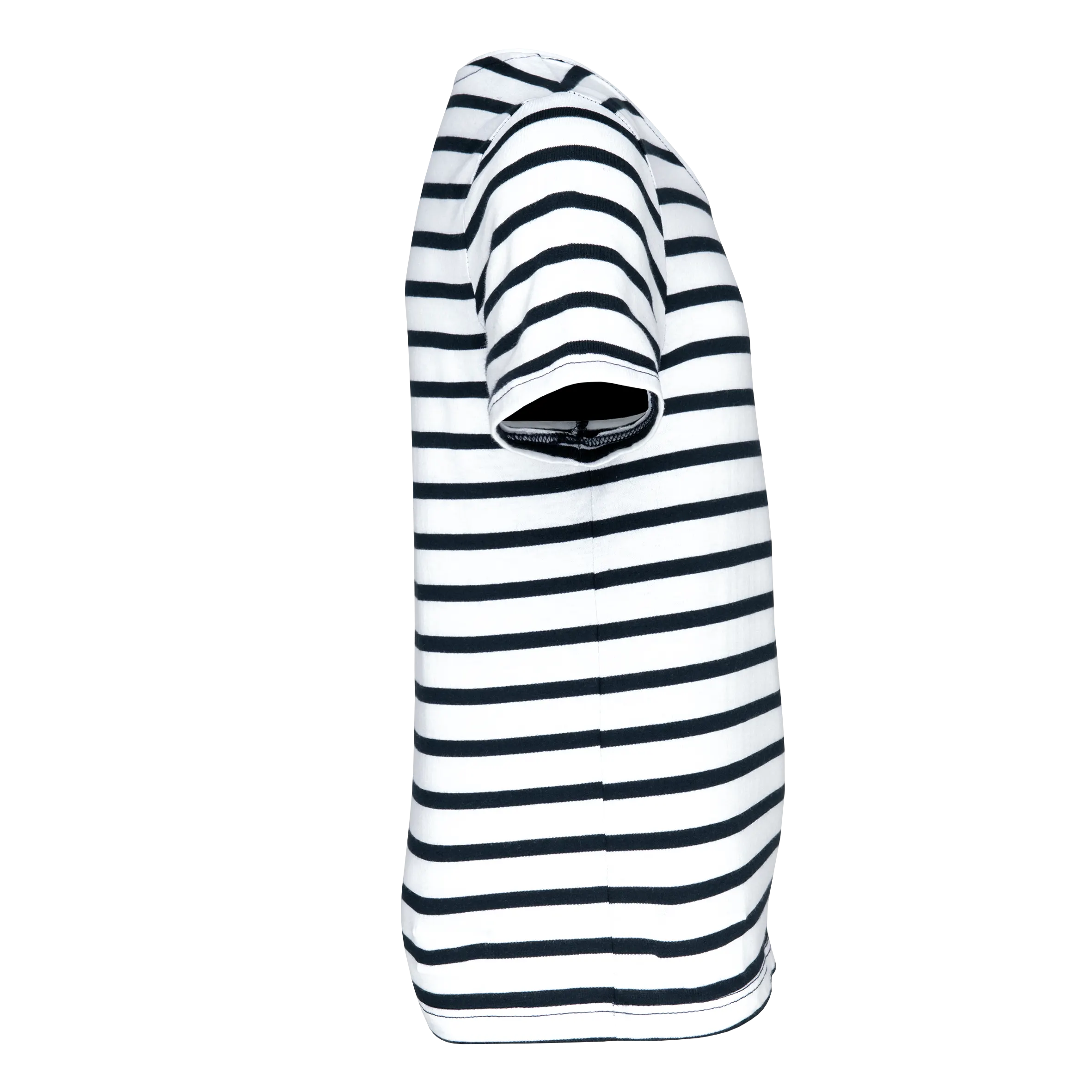 Camiseta Marinero a rayas con bolsillo manga corta para niños