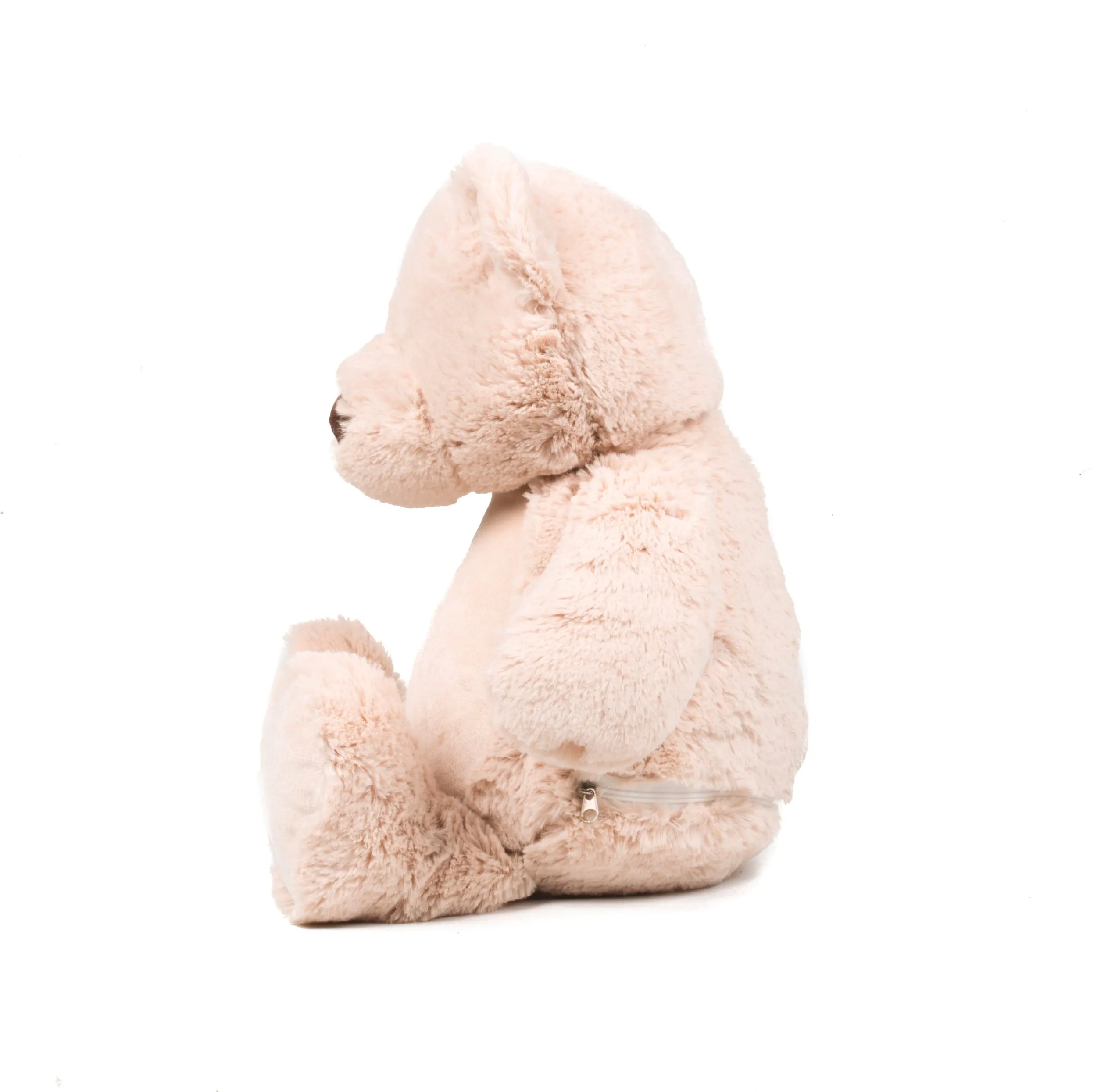 Oso de peluche con cremallera