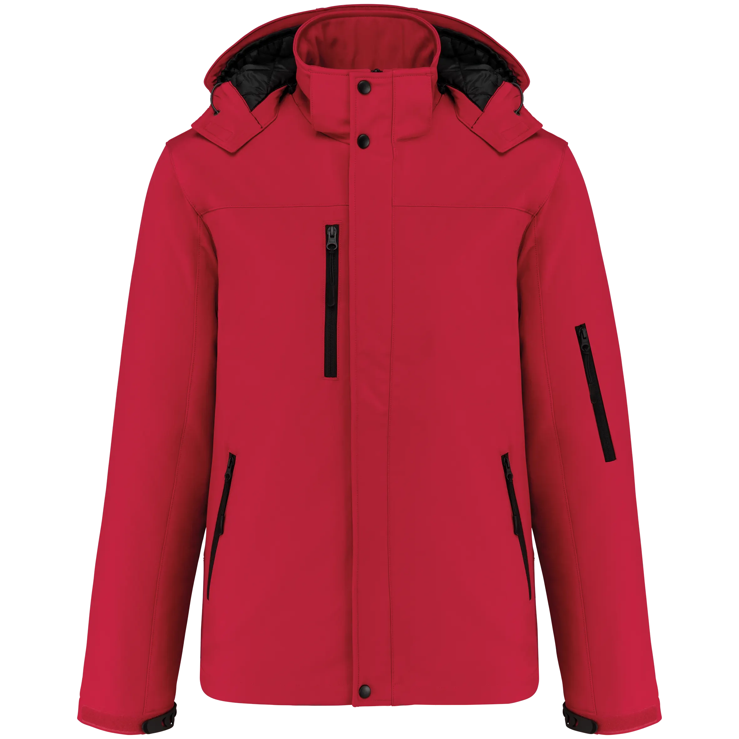 Parka softshell acolchada con capucha hombre