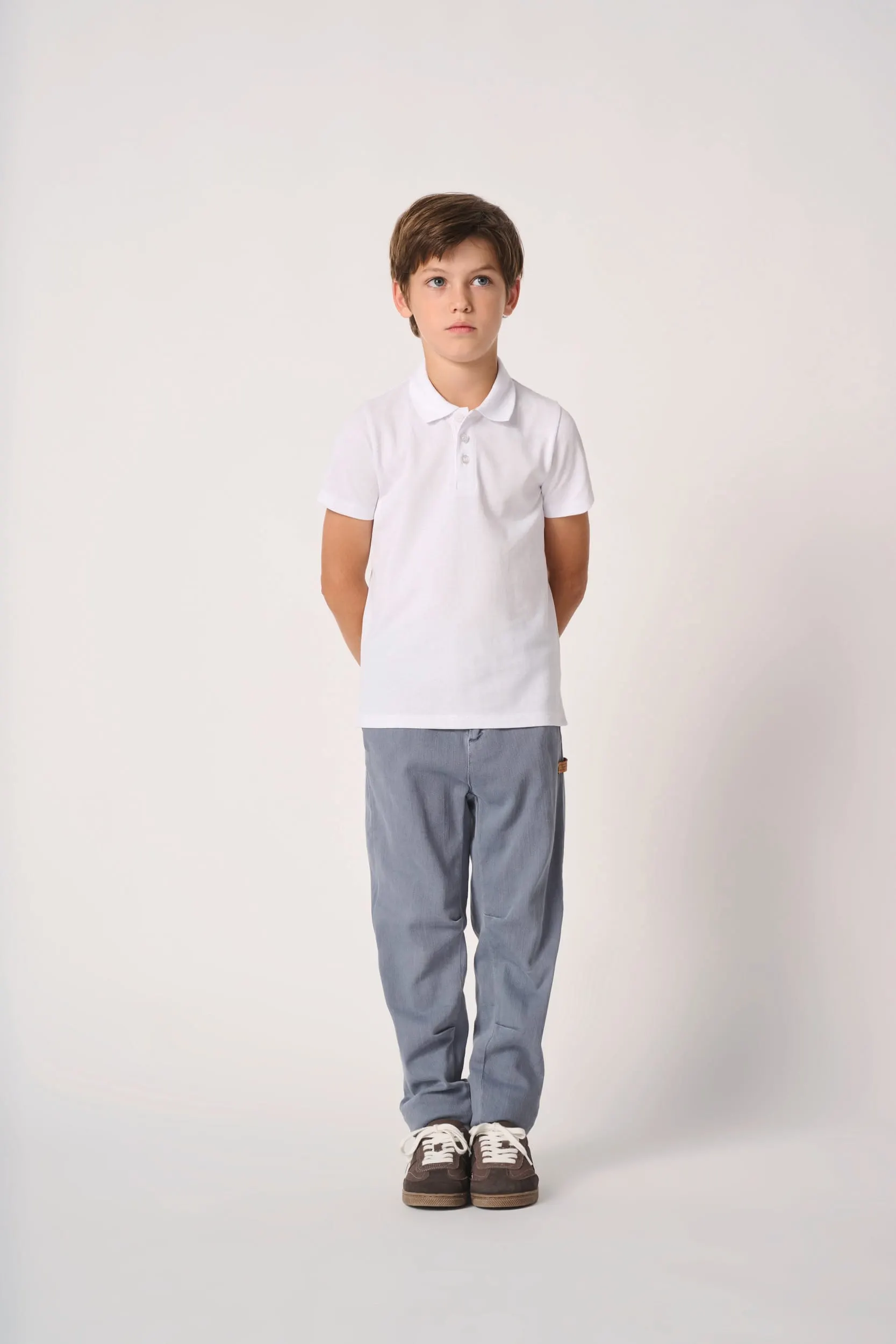 Polo punto piqué infantil
