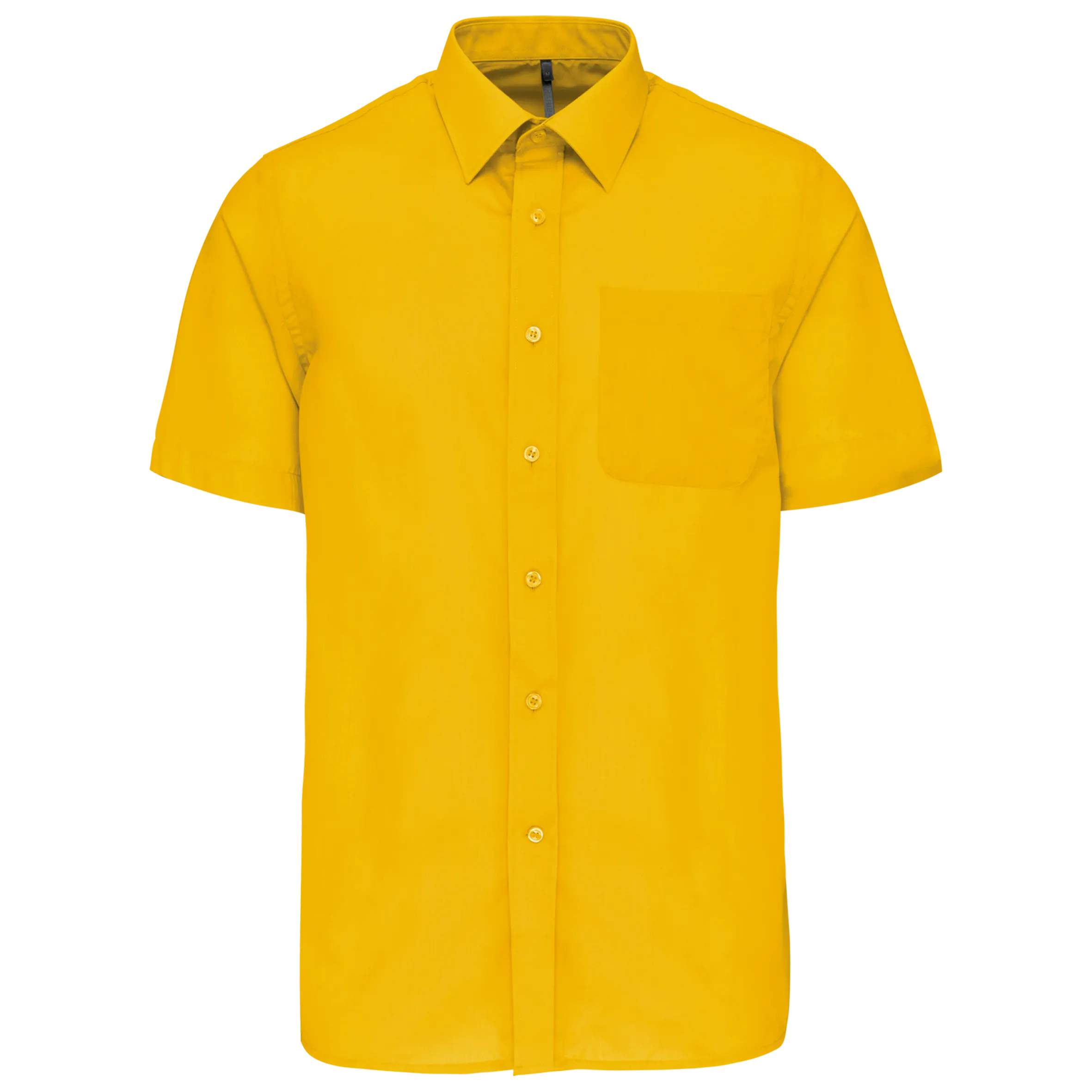 Camisa popelina de polialgodón manga corta de fácil cuidado hombre