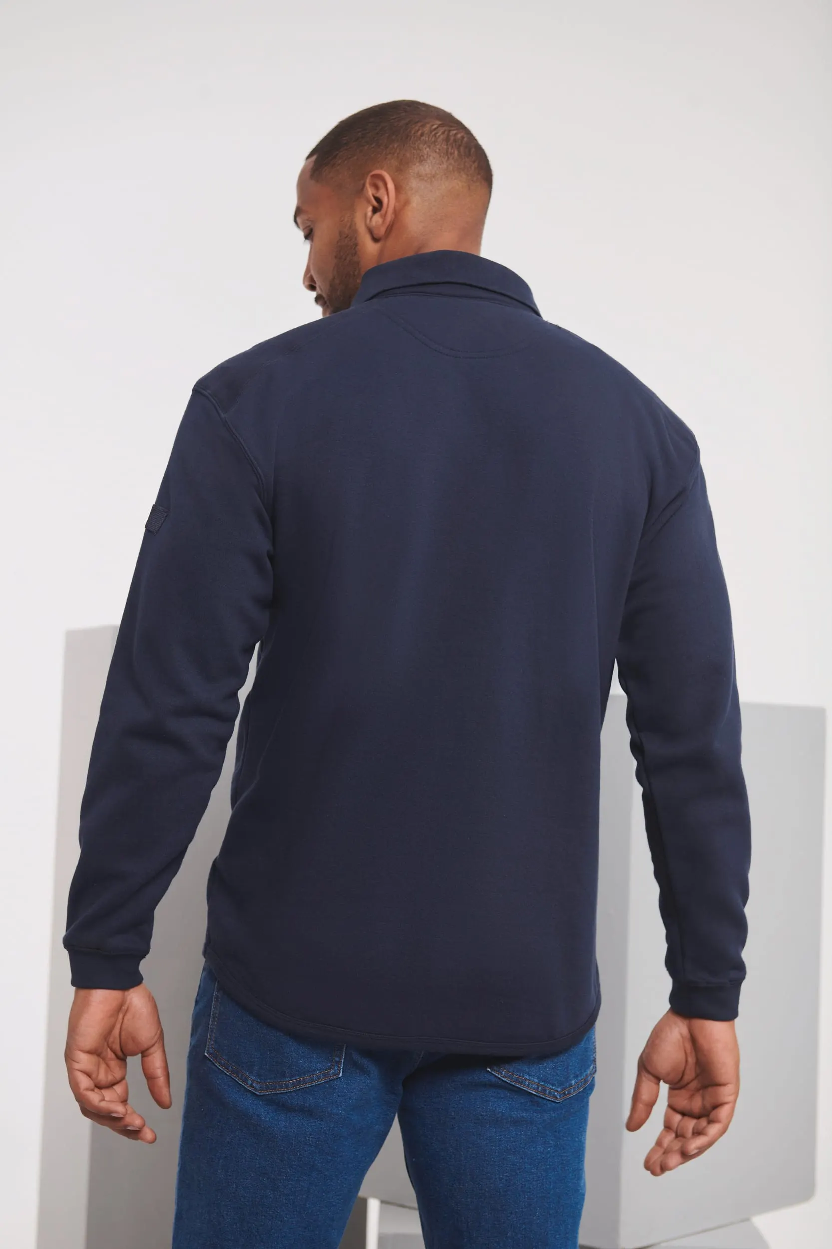 Sudadera Heavy Duty cuello de polo
