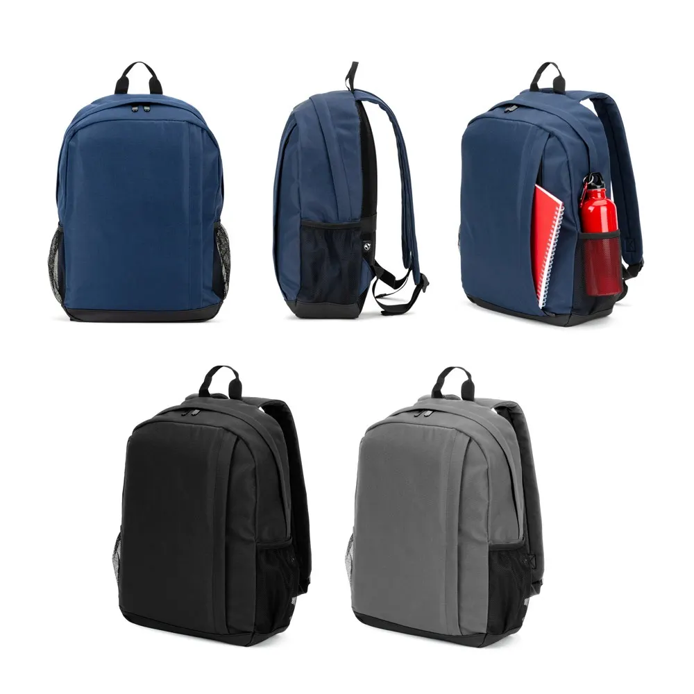 LIVERPOOL. Mochila para portátil de 15 pulgadas de poliéster reciclado 600D de alta densidad