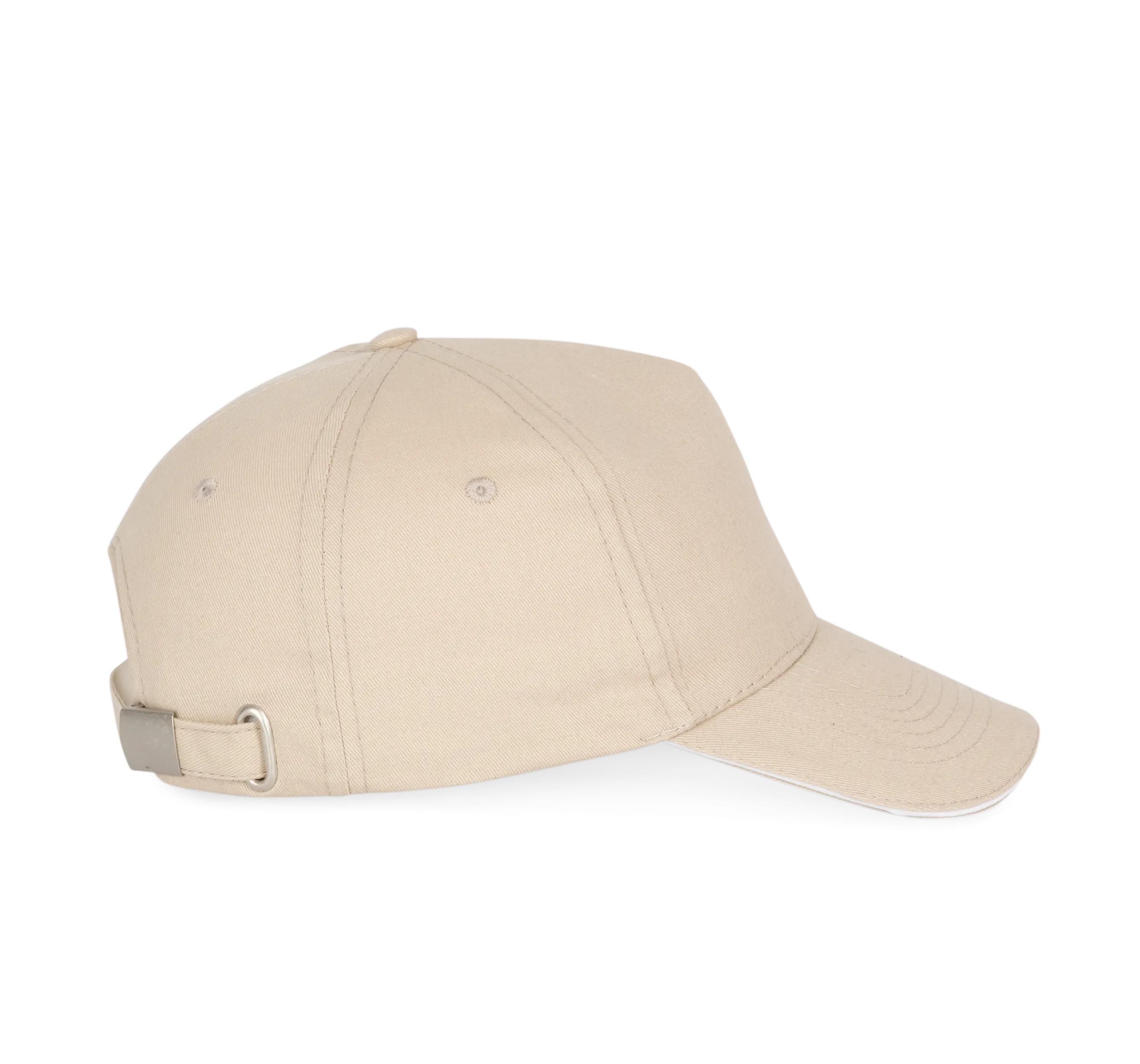 Gorra con sandwich contrastado 5 paneles