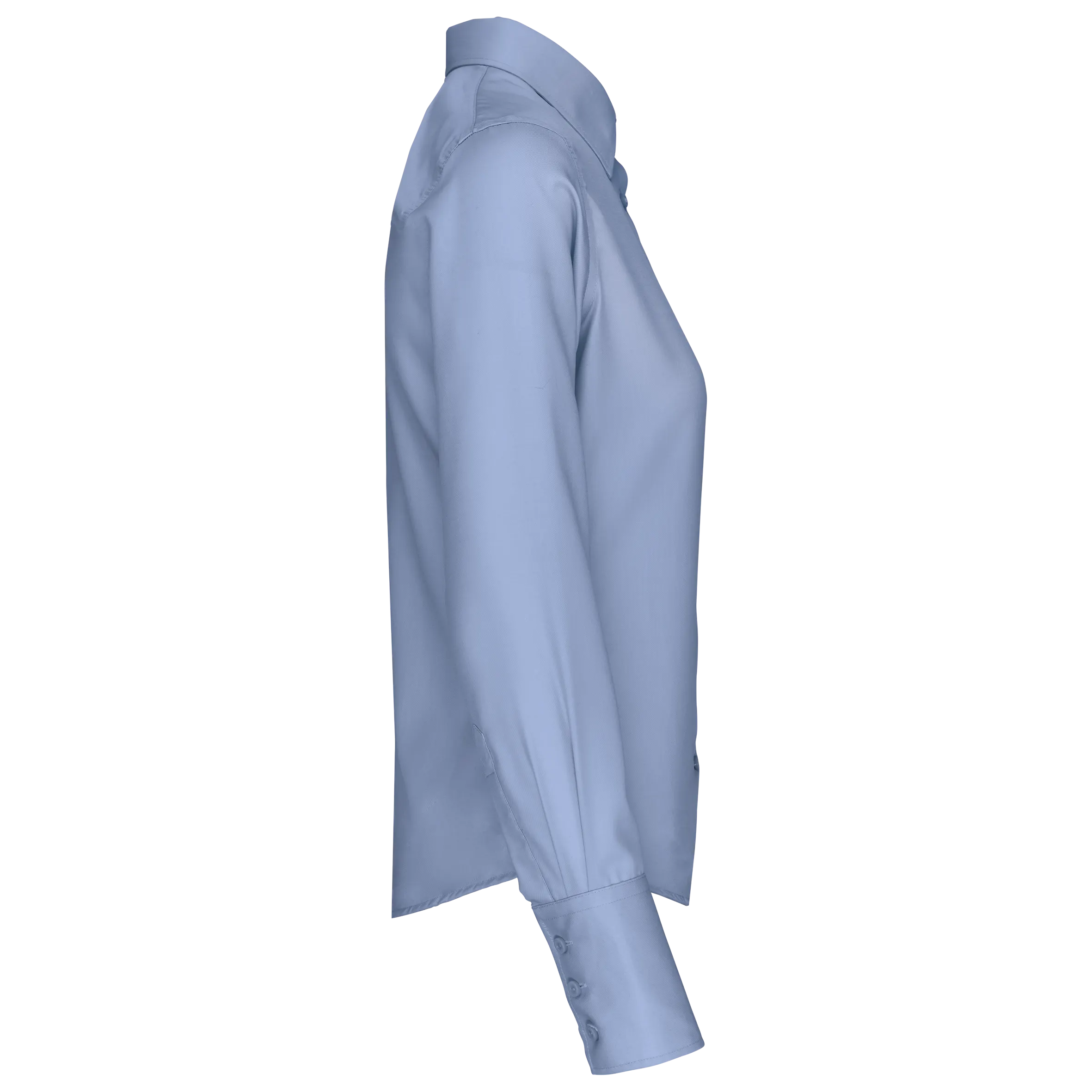 Camisa no-plancha manga larga mujer